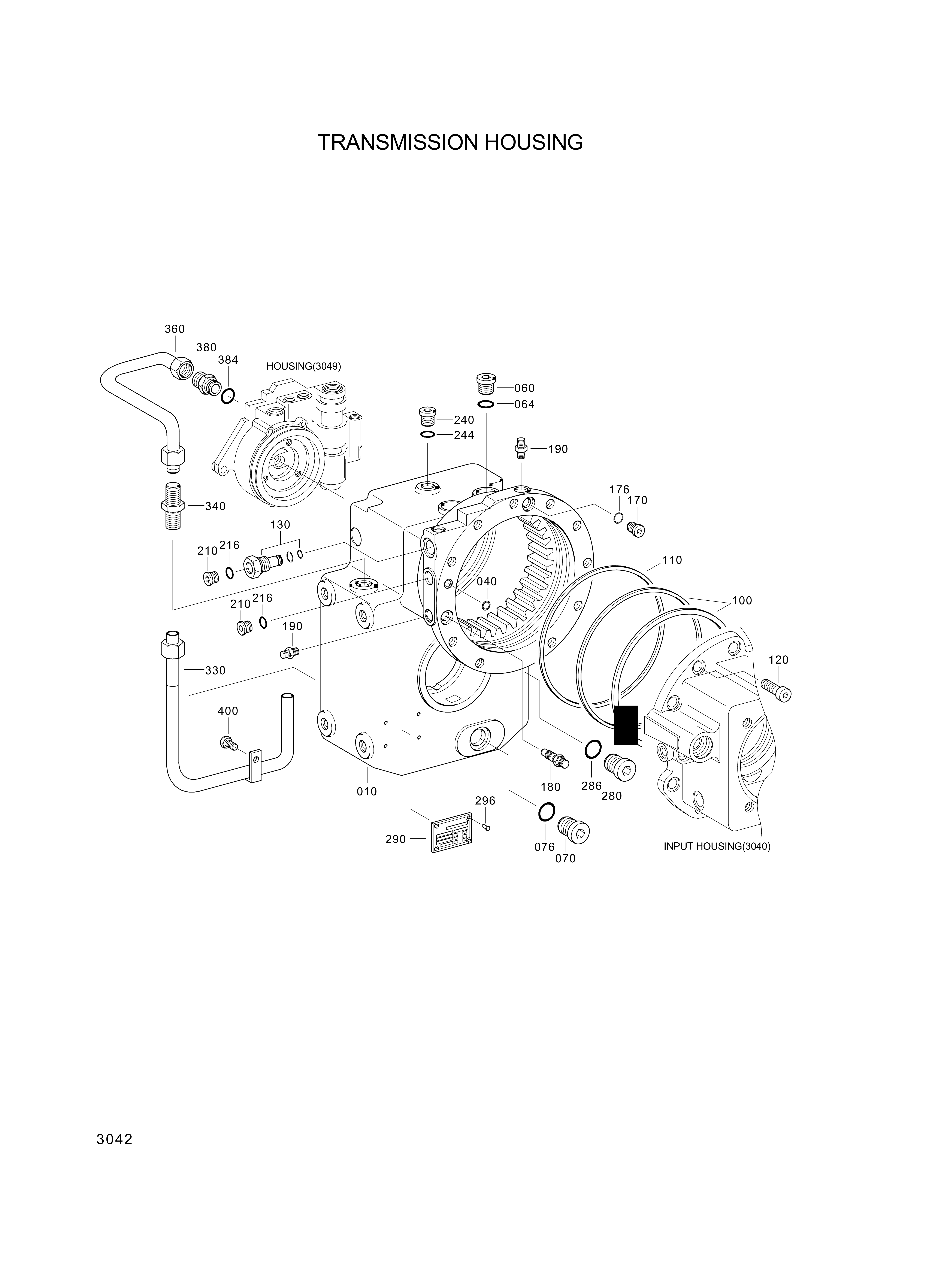 drawing for Hyundai Construction Equipment ZGAQ-00948 - HOUSING (figure 4)