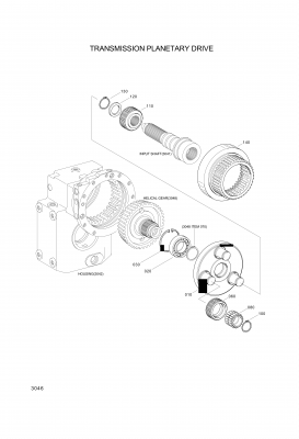 drawing for Hyundai Construction Equipment 0630502032 - CIRCLIP (figure 5)