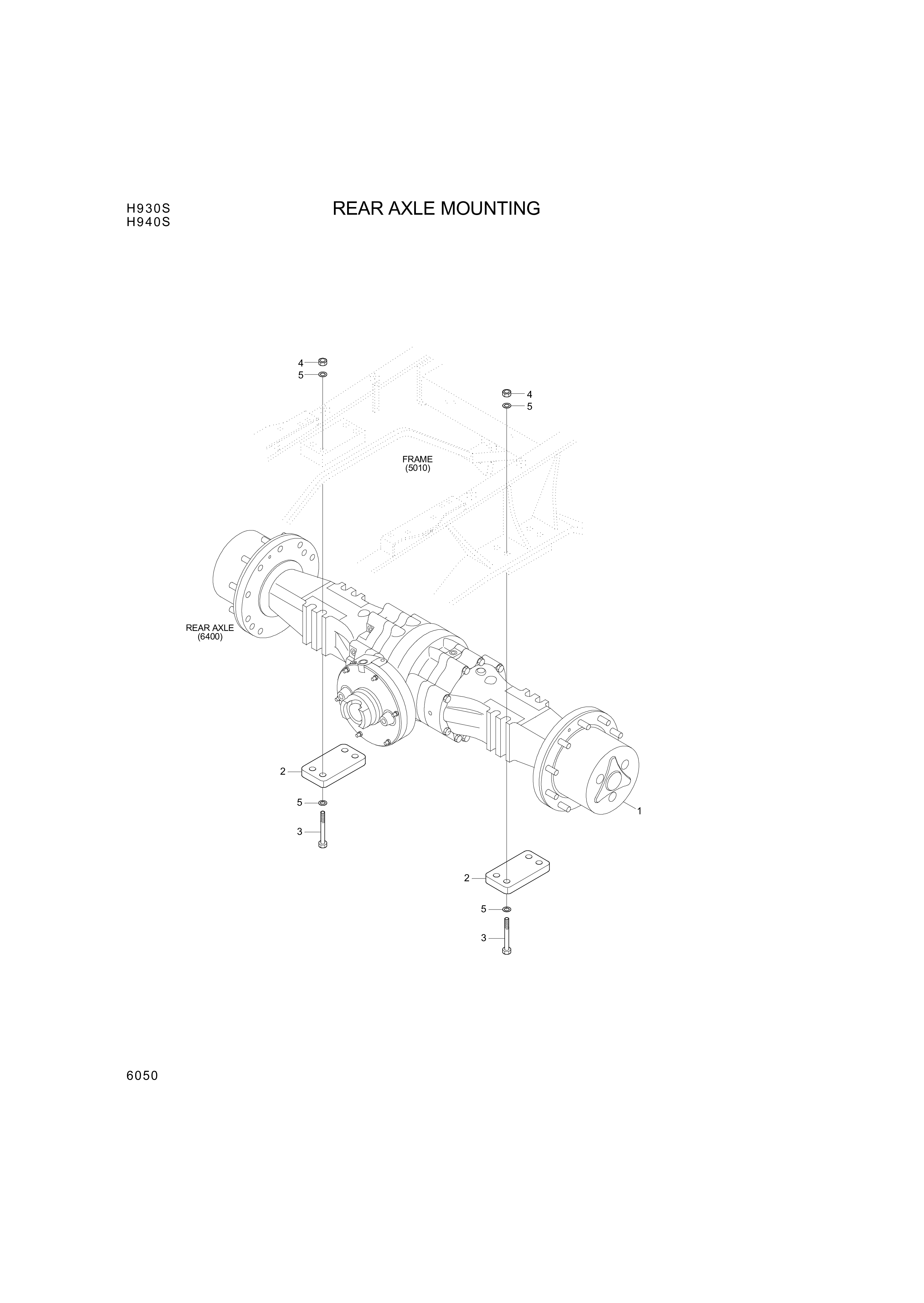 drawing for Hyundai Construction Equipment 81U2-20010 - AXLE ASSY-REAR (figure 3)