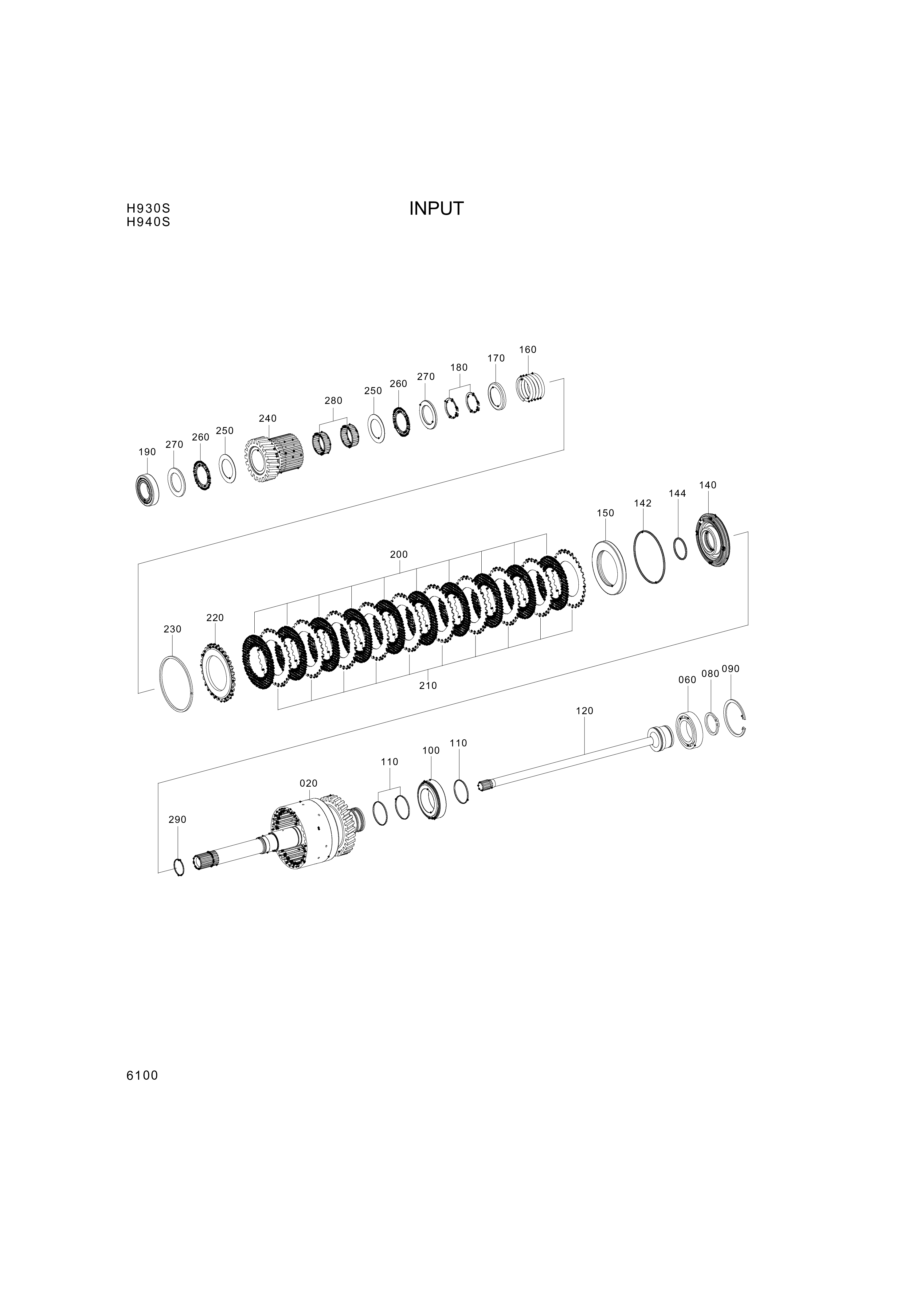 drawing for Hyundai Construction Equipment ZGAQ-03234 - SHAFT-INPUT (figure 3)