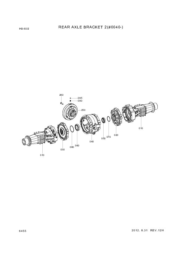 drawing for Hyundai Construction Equipment ZGAQ-03469 - HOUSING-AXLE (figure 5)