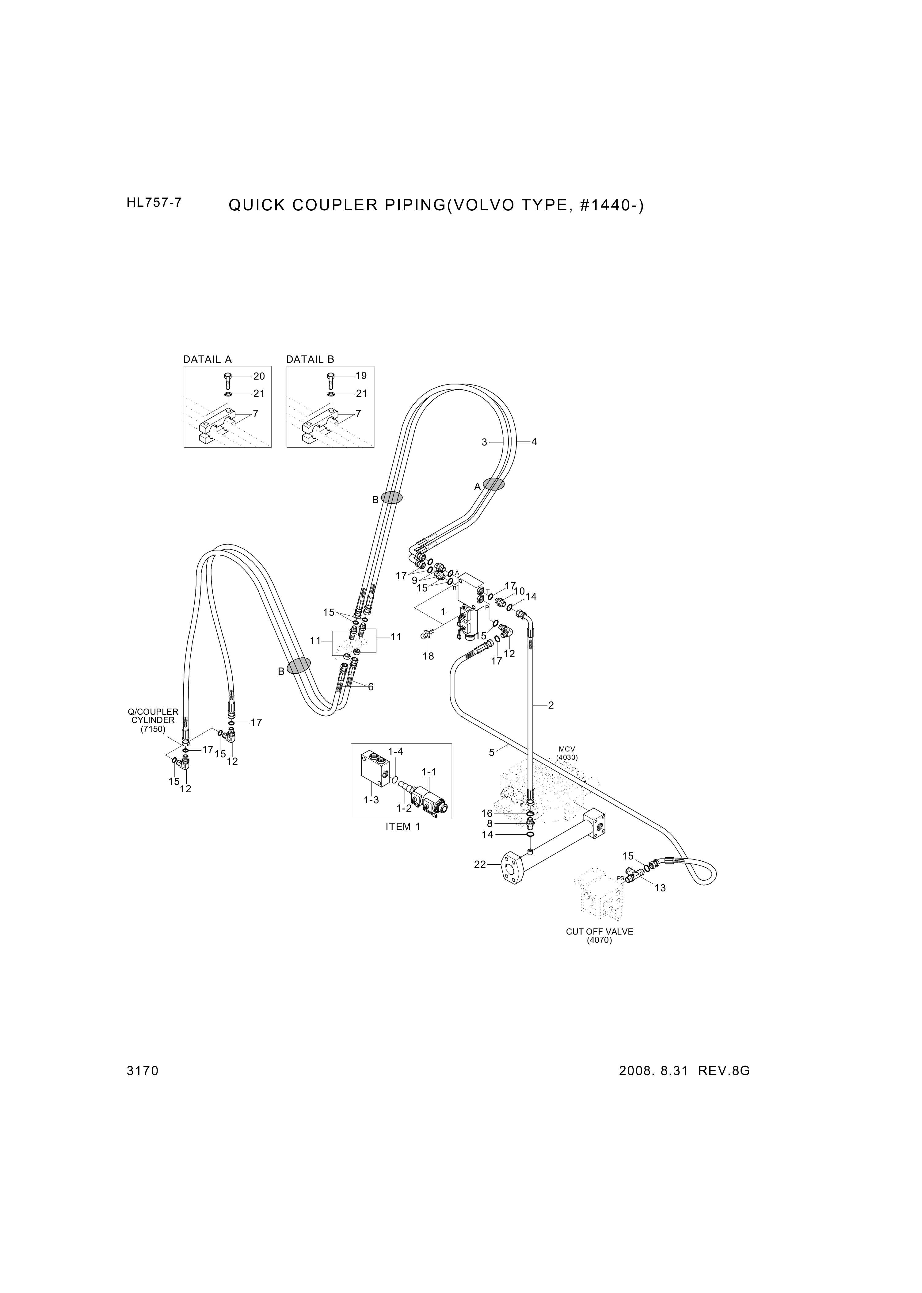 drawing for Hyundai Construction Equipment P930-064060 - HOSE ASSY-ORFS&THD (figure 4)