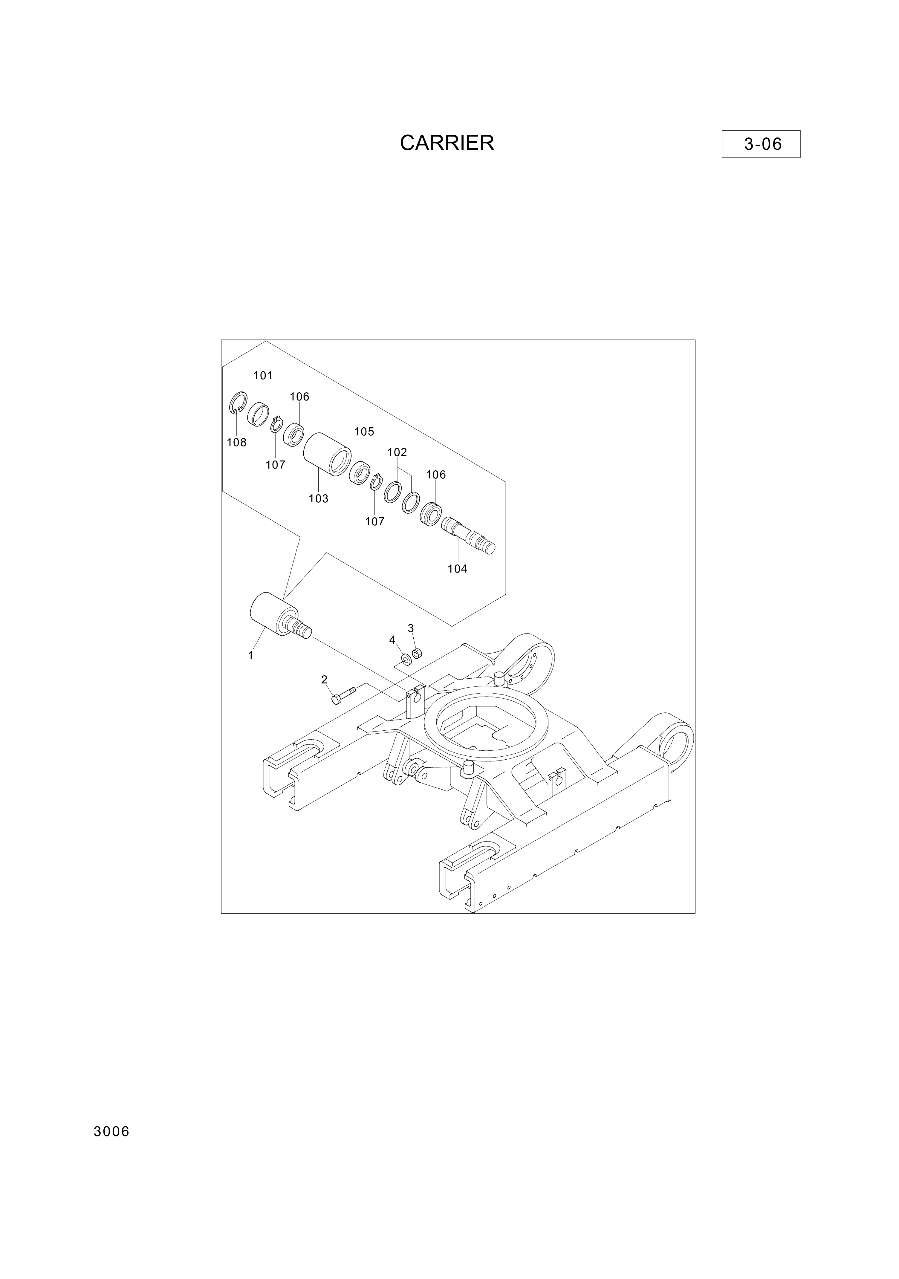 drawing for Hyundai Construction Equipment PA-2036 - LINER (figure 3)