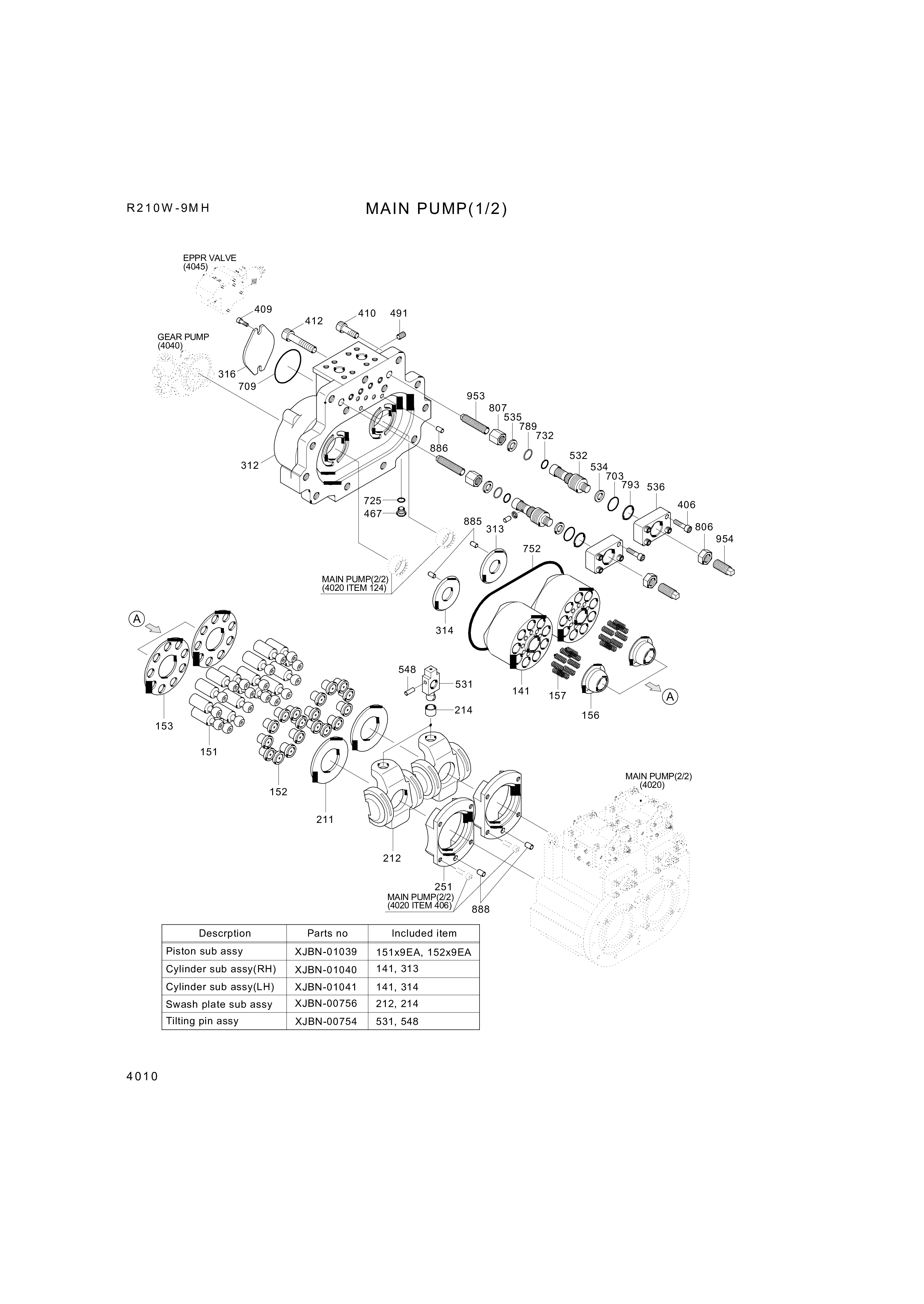 drawing for Hyundai Construction Equipment XJBN-00760 - NUT (figure 4)