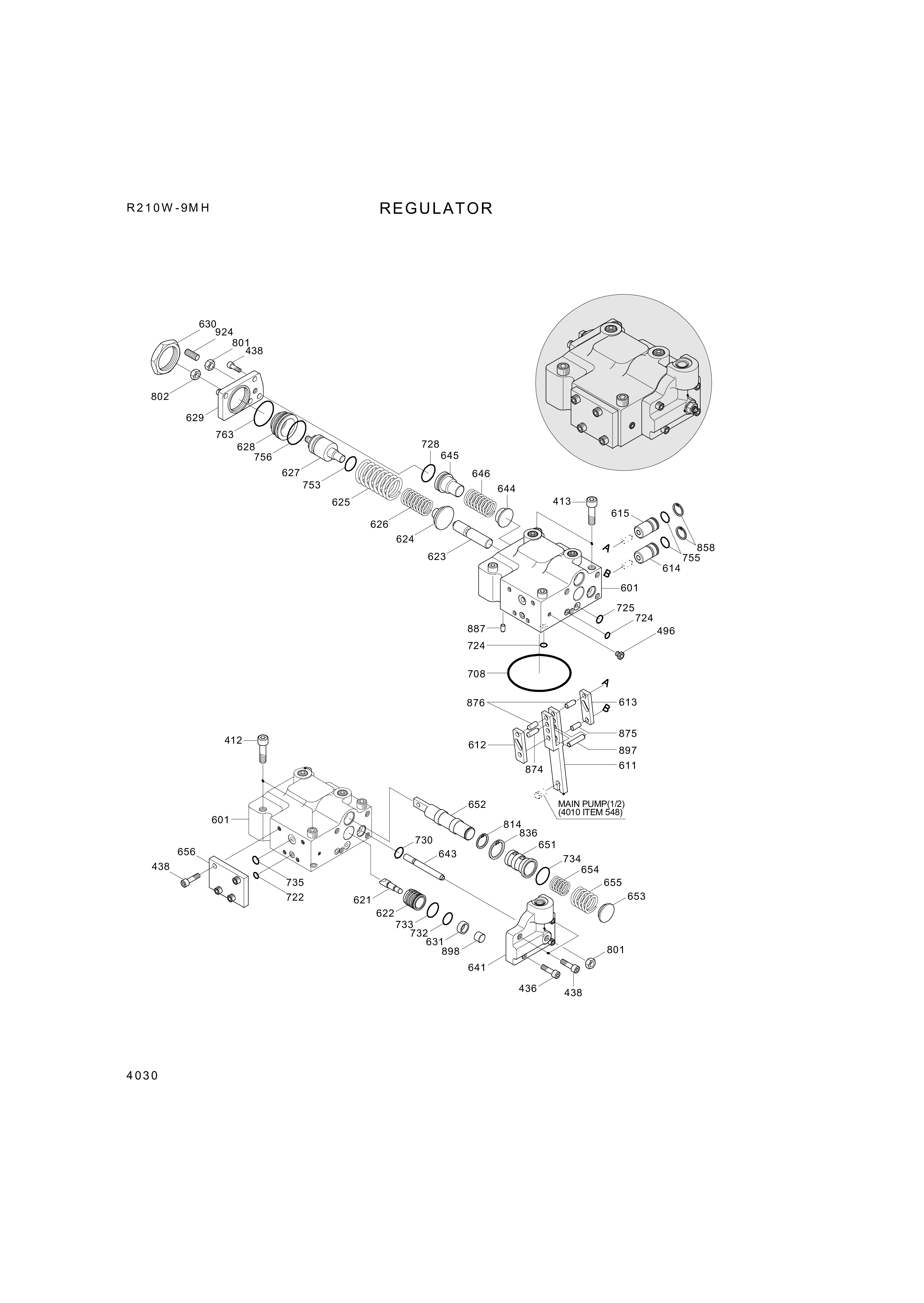 drawing for Hyundai Construction Equipment XJBN-00792 - CASE (figure 4)