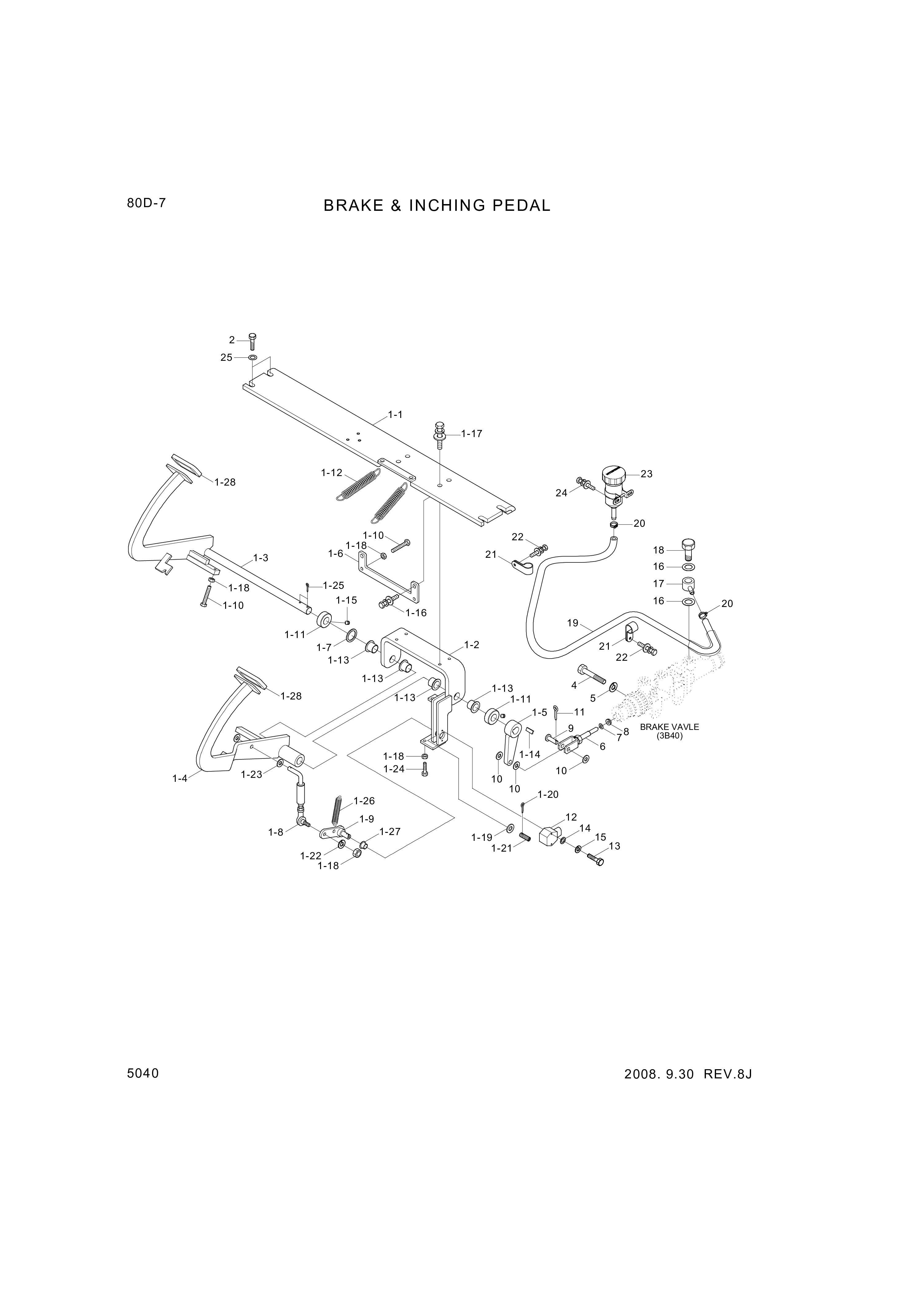 drawing for Hyundai Construction Equipment S461-320402 - PIN-SPLIT (figure 5)