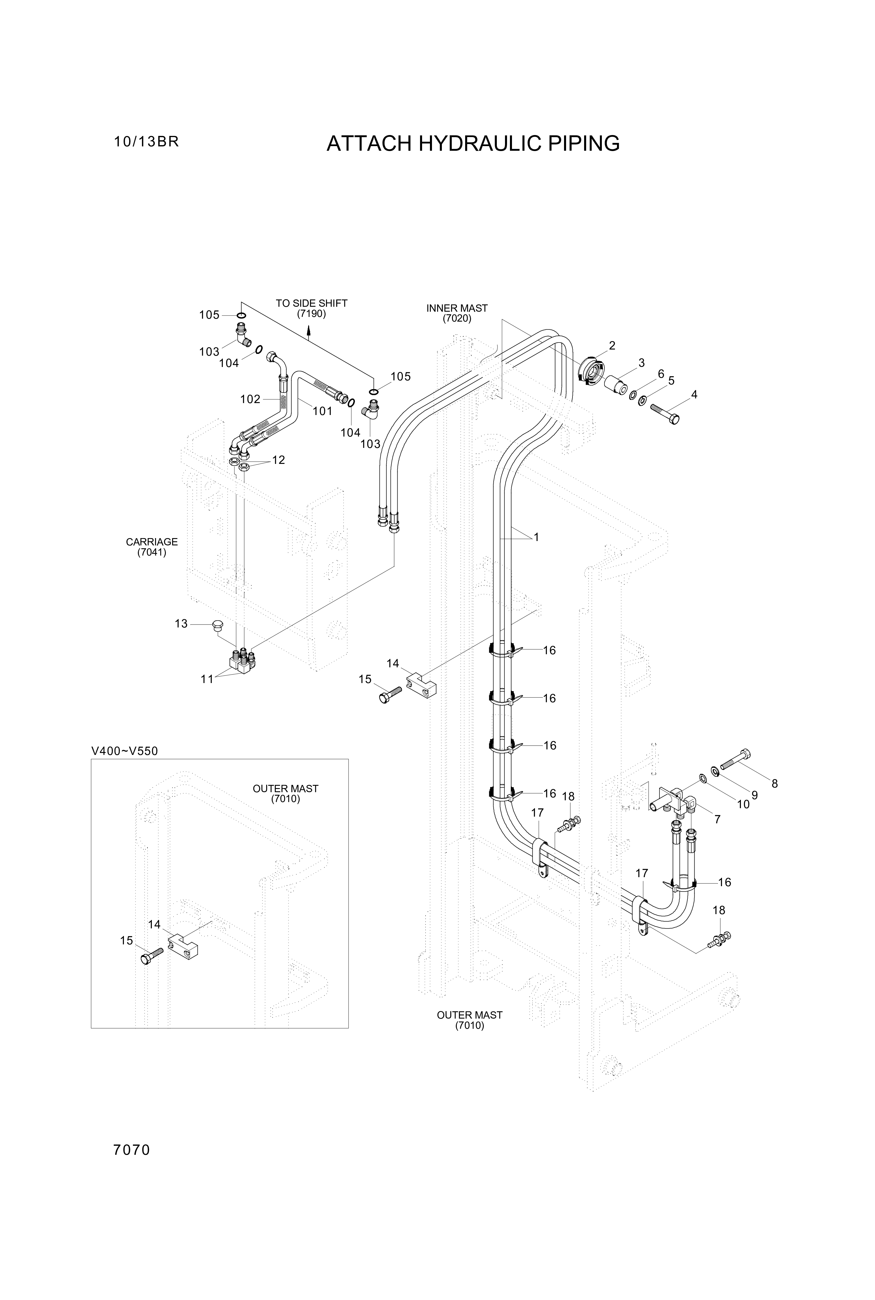 drawing for Hyundai Construction Equipment 35FS-90400 - ELBOW (figure 4)