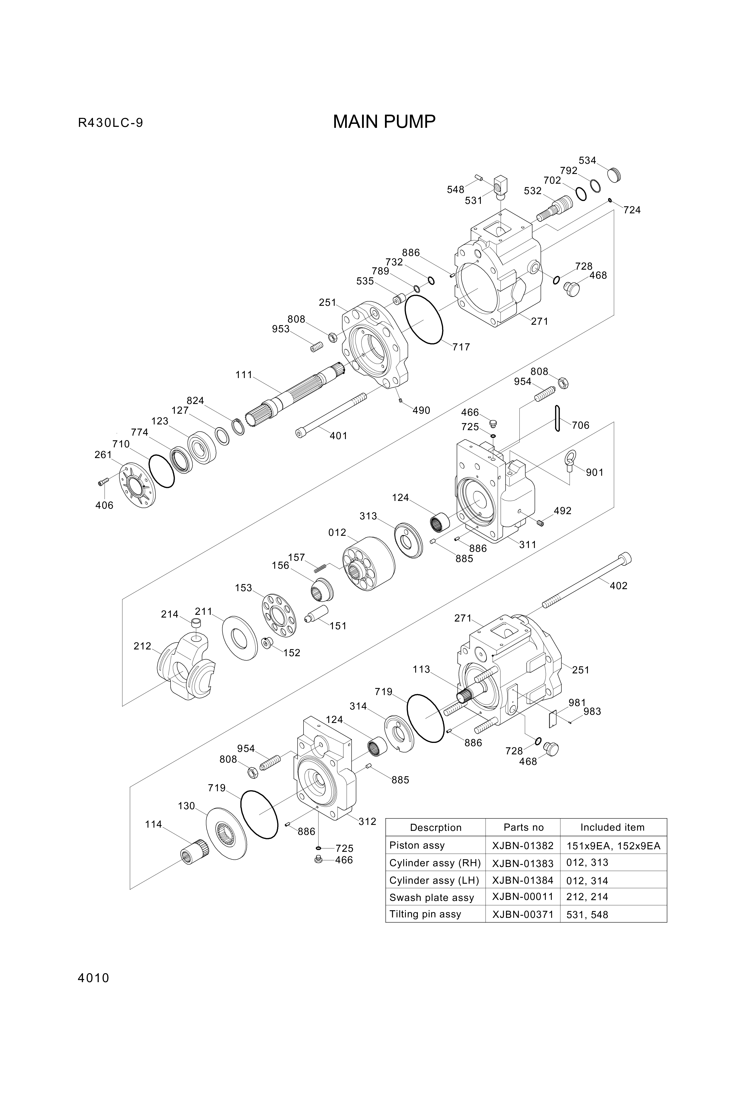 drawing for Hyundai Construction Equipment PRNA6932R - BEARING-NEEDLE (figure 5)