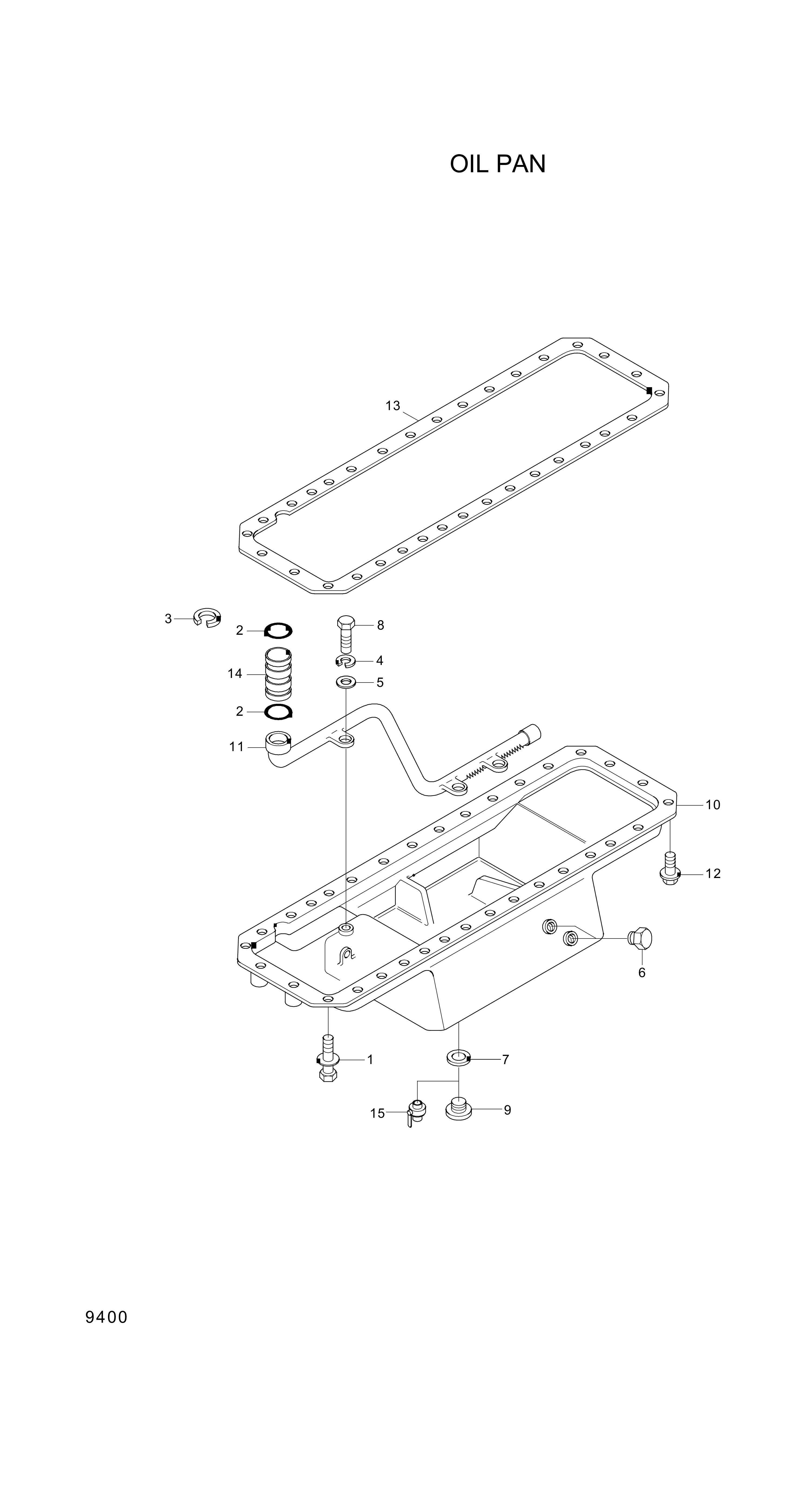 drawing for Hyundai Construction Equipment YUBP-05010 - PAN-OIL (figure 4)