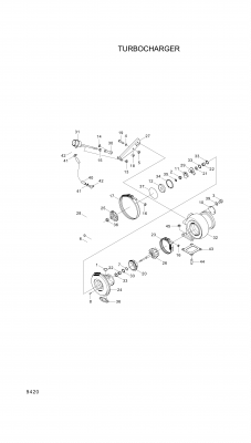 drawing for Hyundai Construction Equipment 3591204 - BRACKET-ACTUATOR (figure 1)