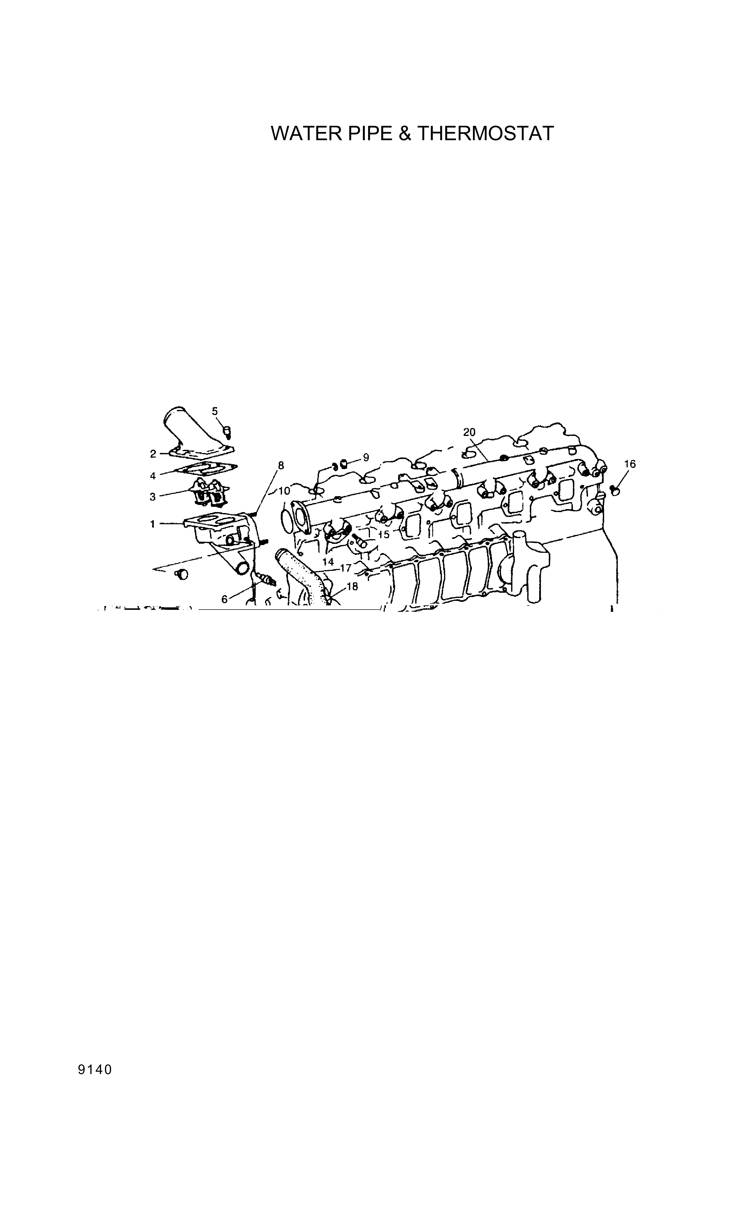 drawing for Hyundai Construction Equipment 94345-72000 - O-RING, WATER OUT PIPE (figure 4)