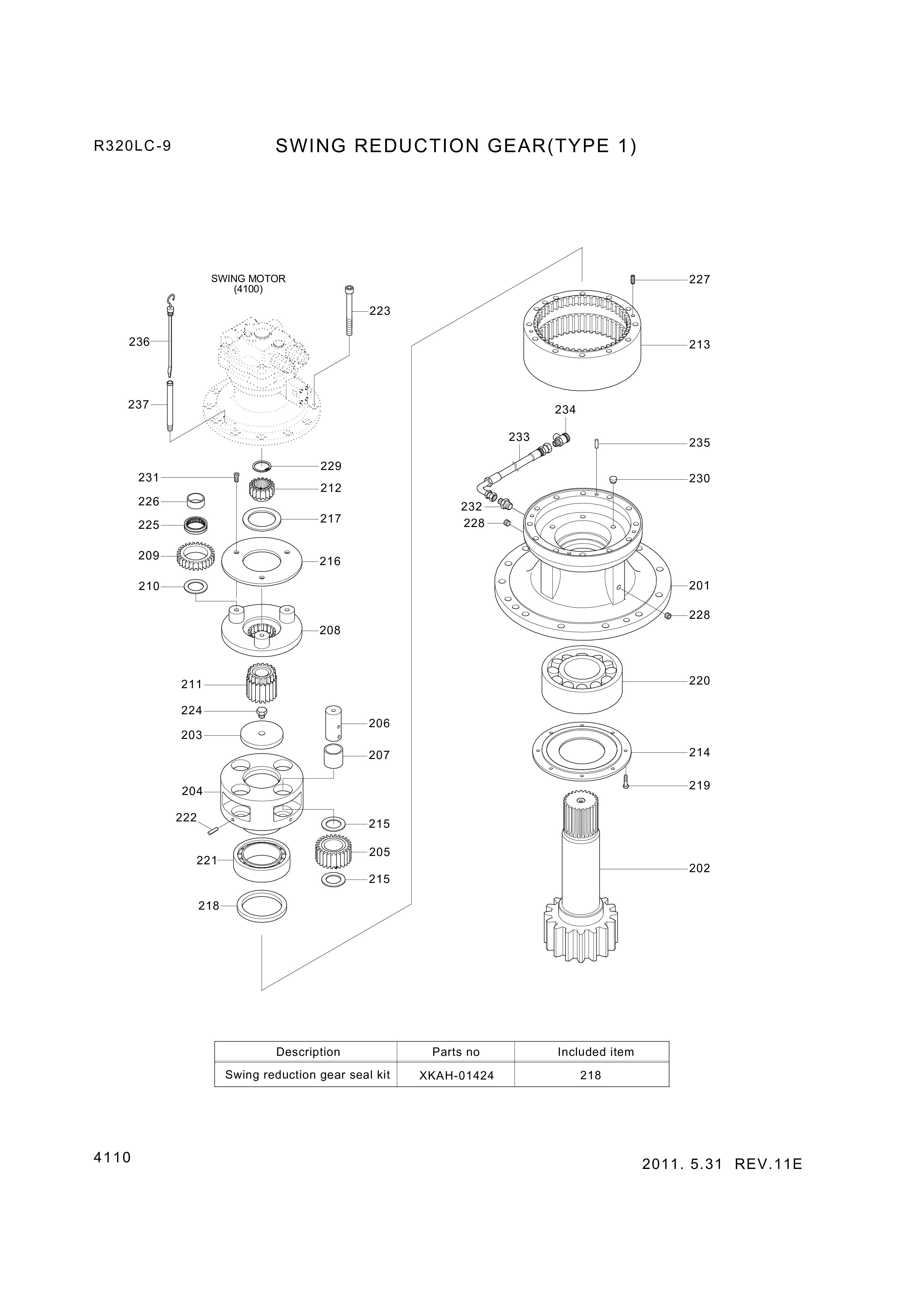 drawing for Hyundai Construction Equipment XKAH-01264 - MAGNET (figure 4)