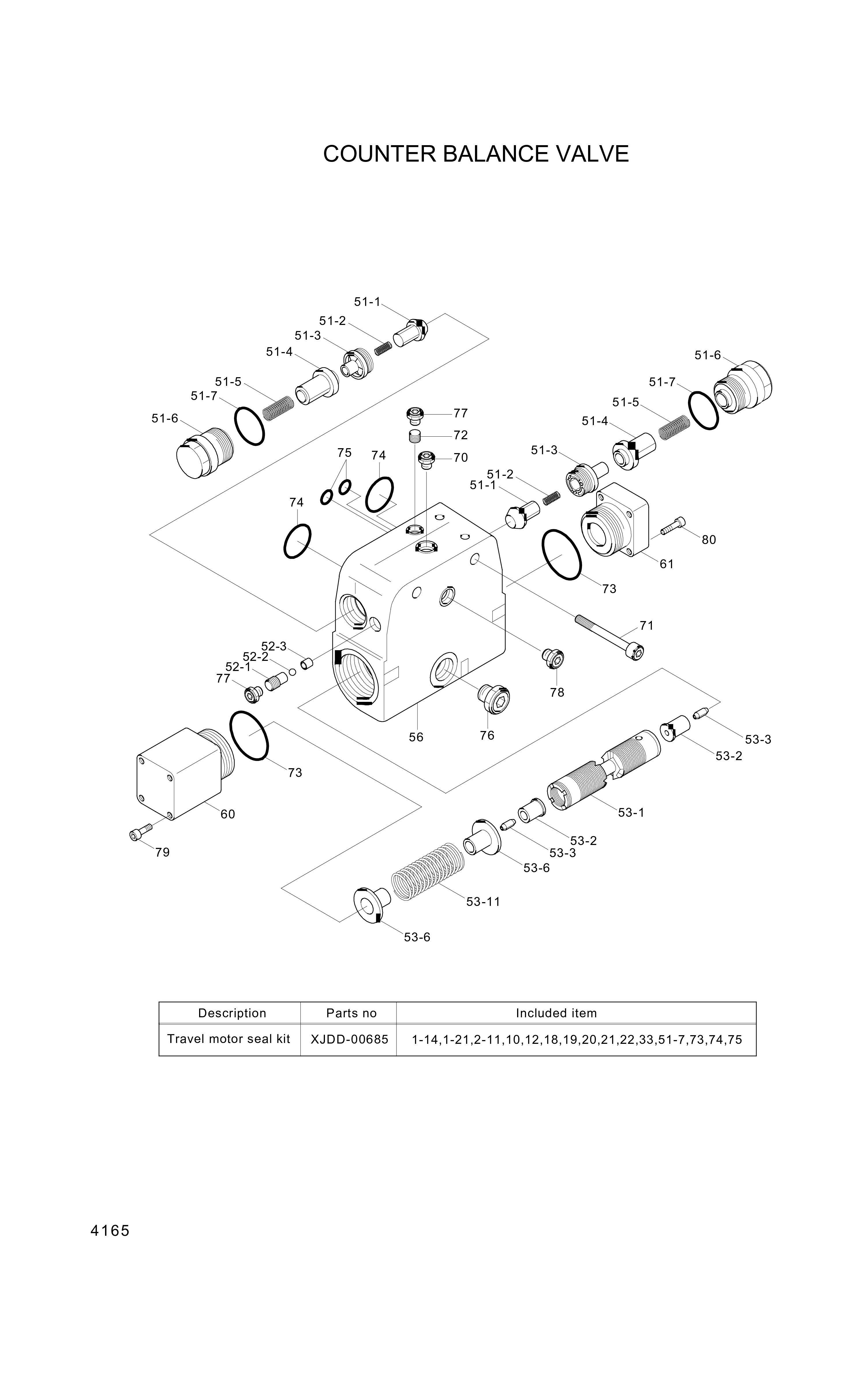 drawing for Hyundai Construction Equipment 02064242 - VALVE (figure 3)