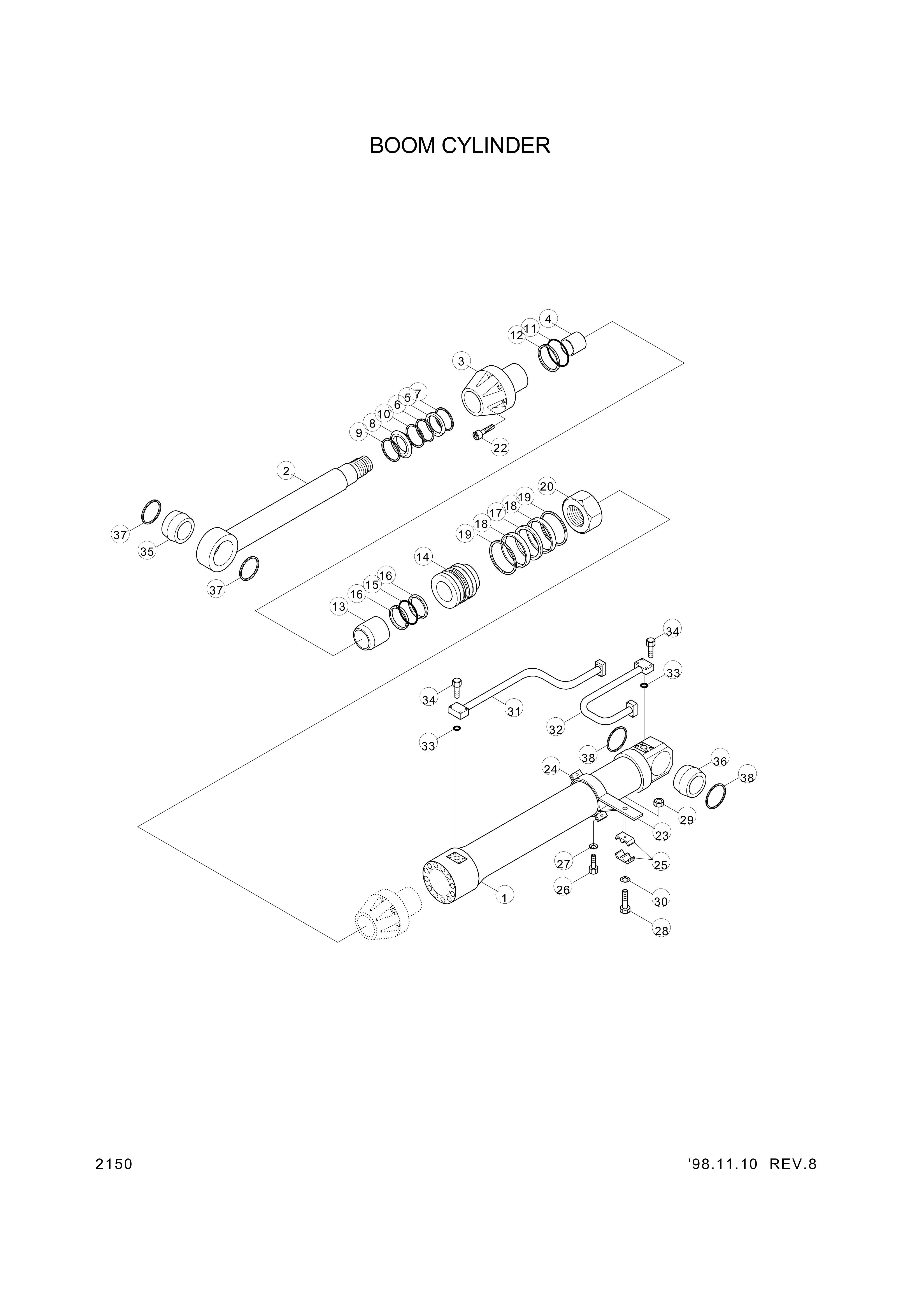 drawing for Hyundai Construction Equipment S201-141002 - NUT-HEX (figure 1)