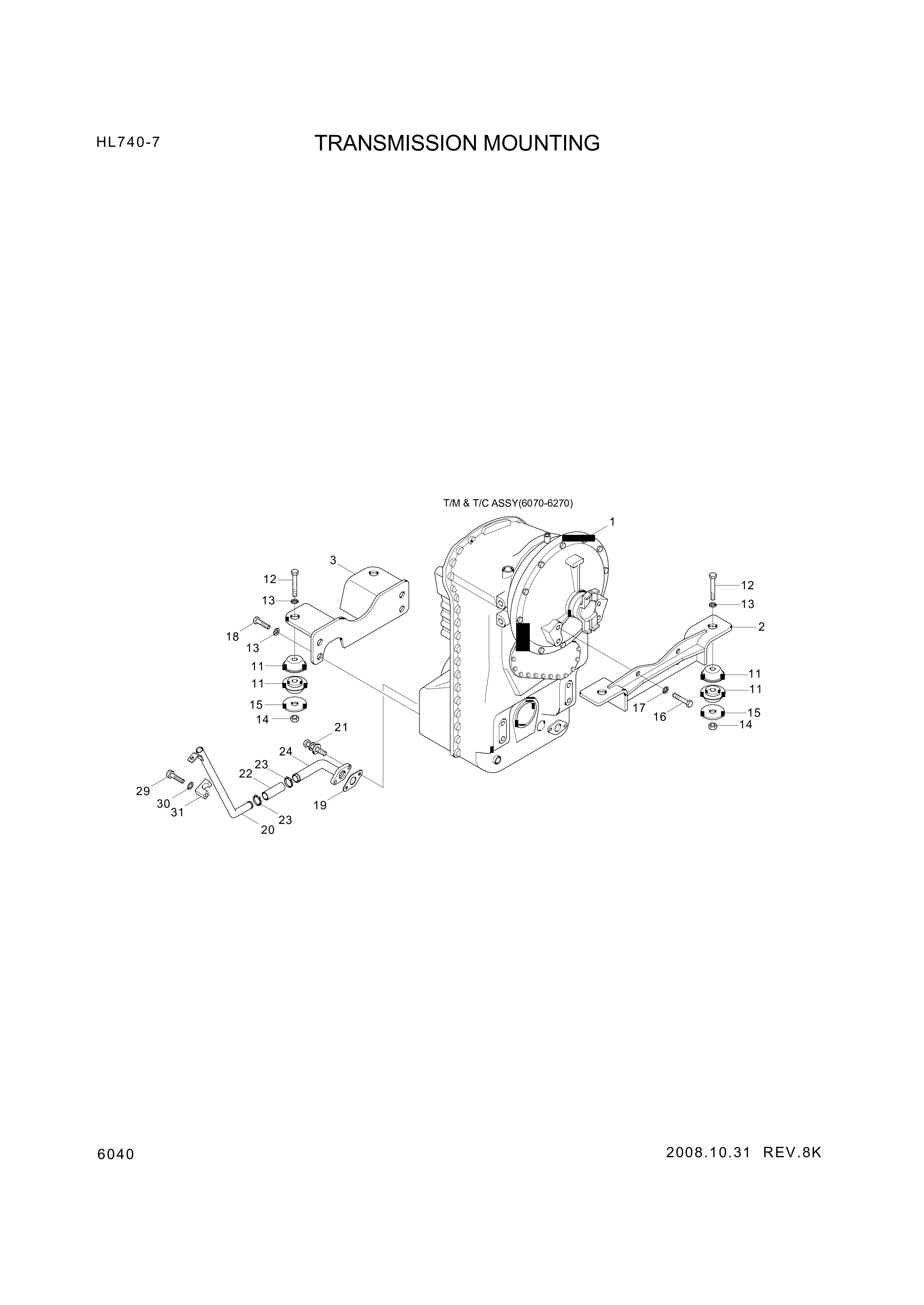 drawing for Hyundai Construction Equipment 81LF-60060 - CLAMP-PIPE (figure 5)