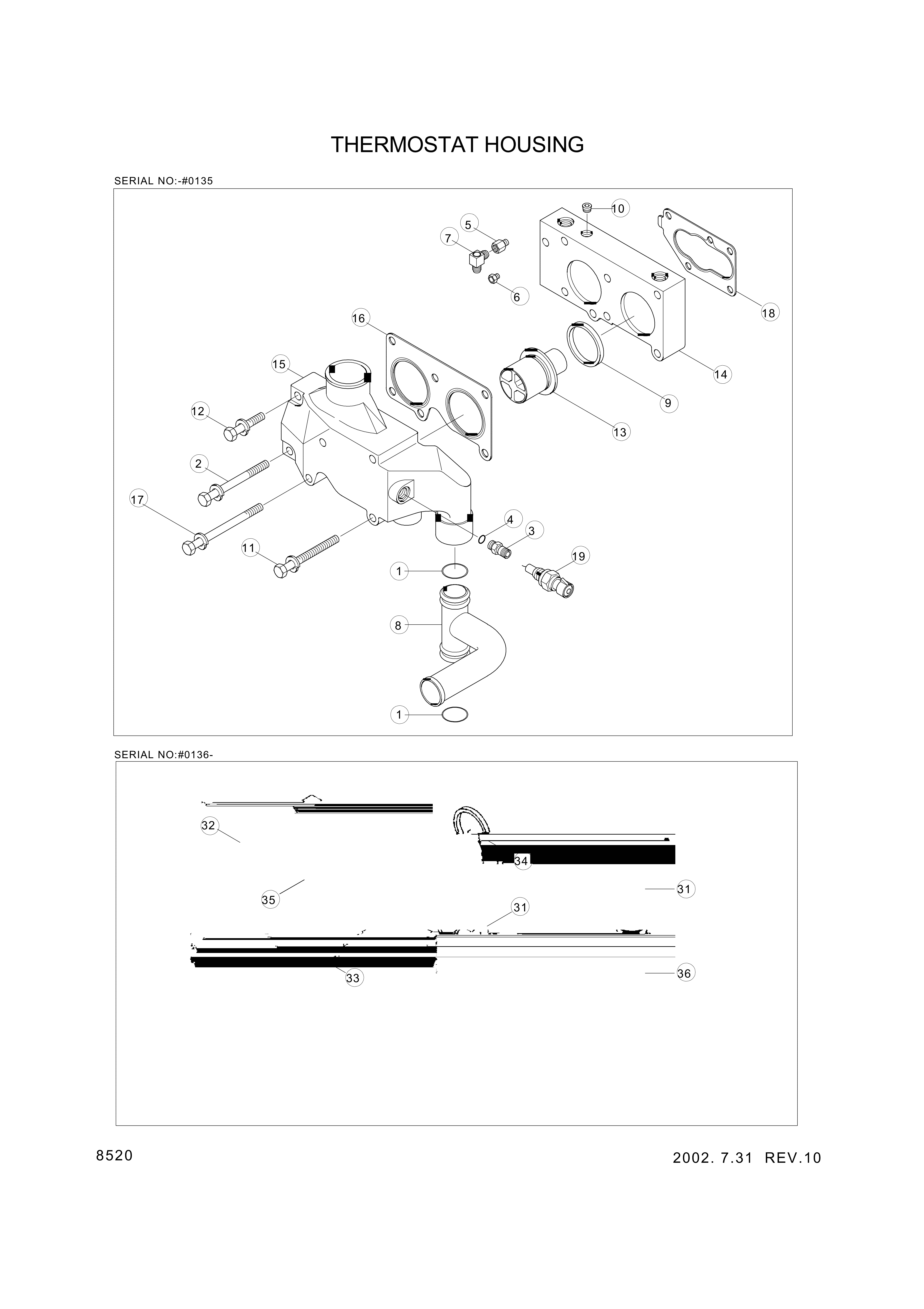 drawing for Hyundai Construction Equipment YUBP-06694 - HOUSING (figure 1)