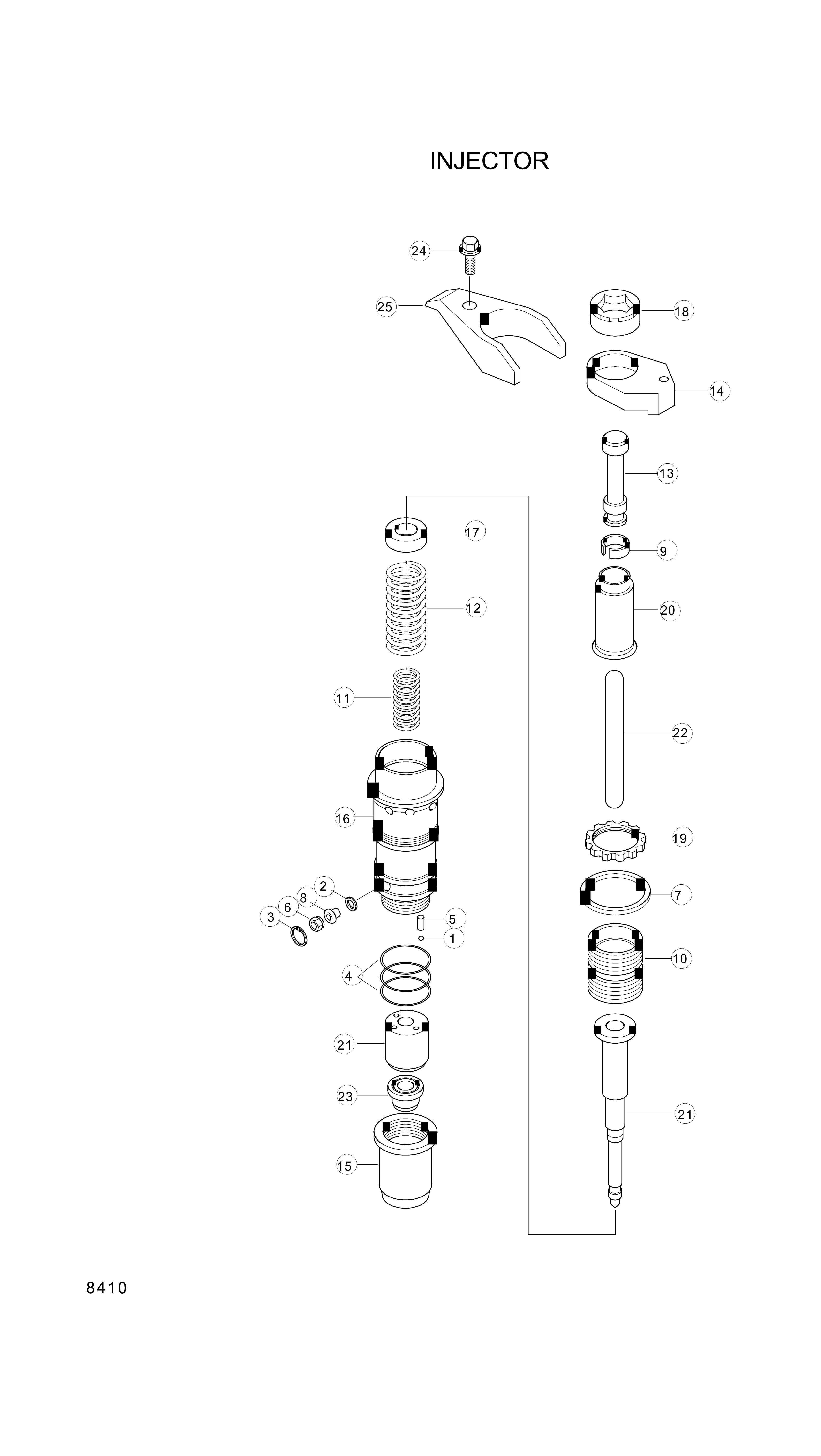 drawing for Hyundai Construction Equipment YUBP-04579 - NUT (figure 1)