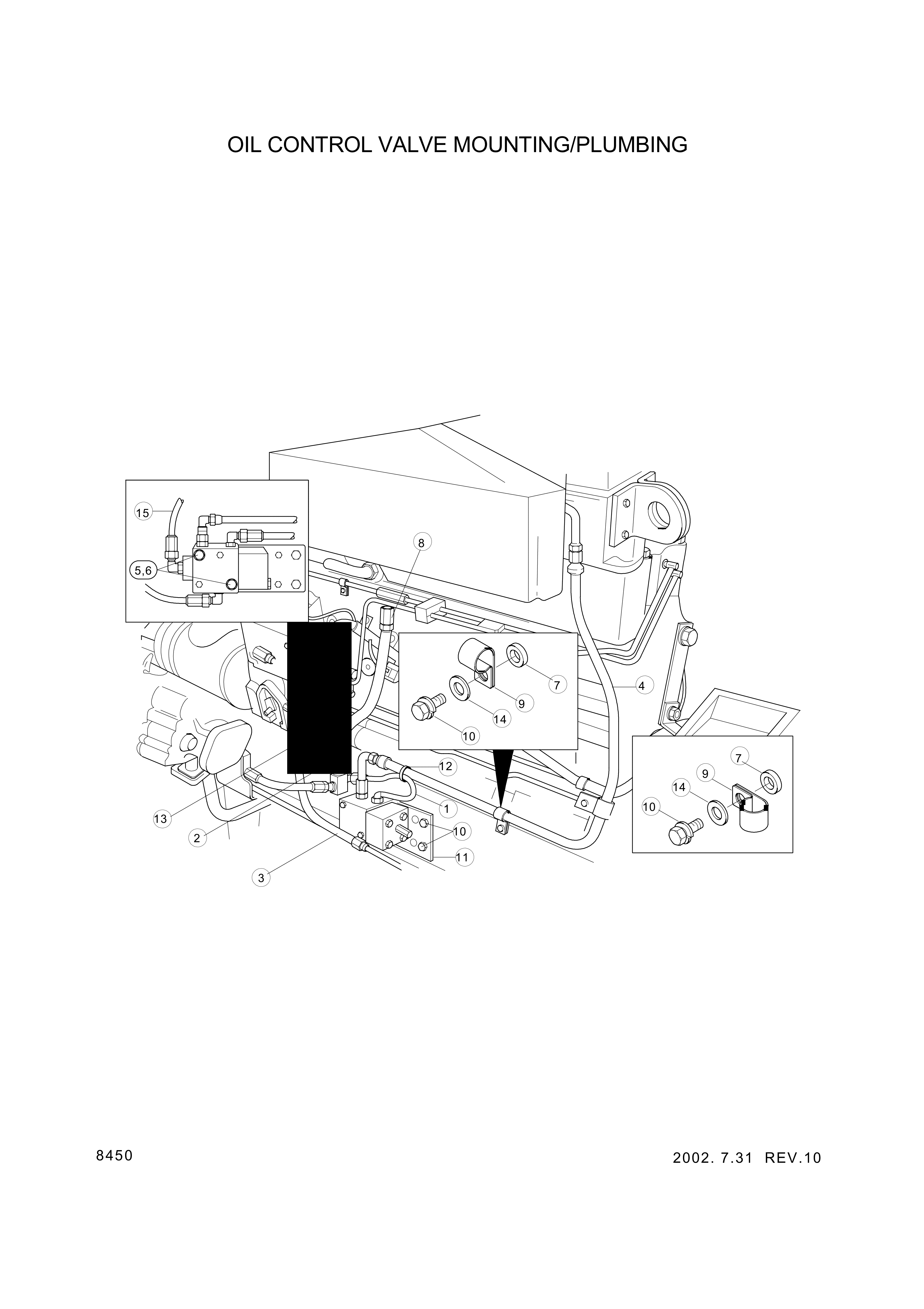 drawing for Hyundai Construction Equipment YUBP-04562 - CLAMP (figure 2)