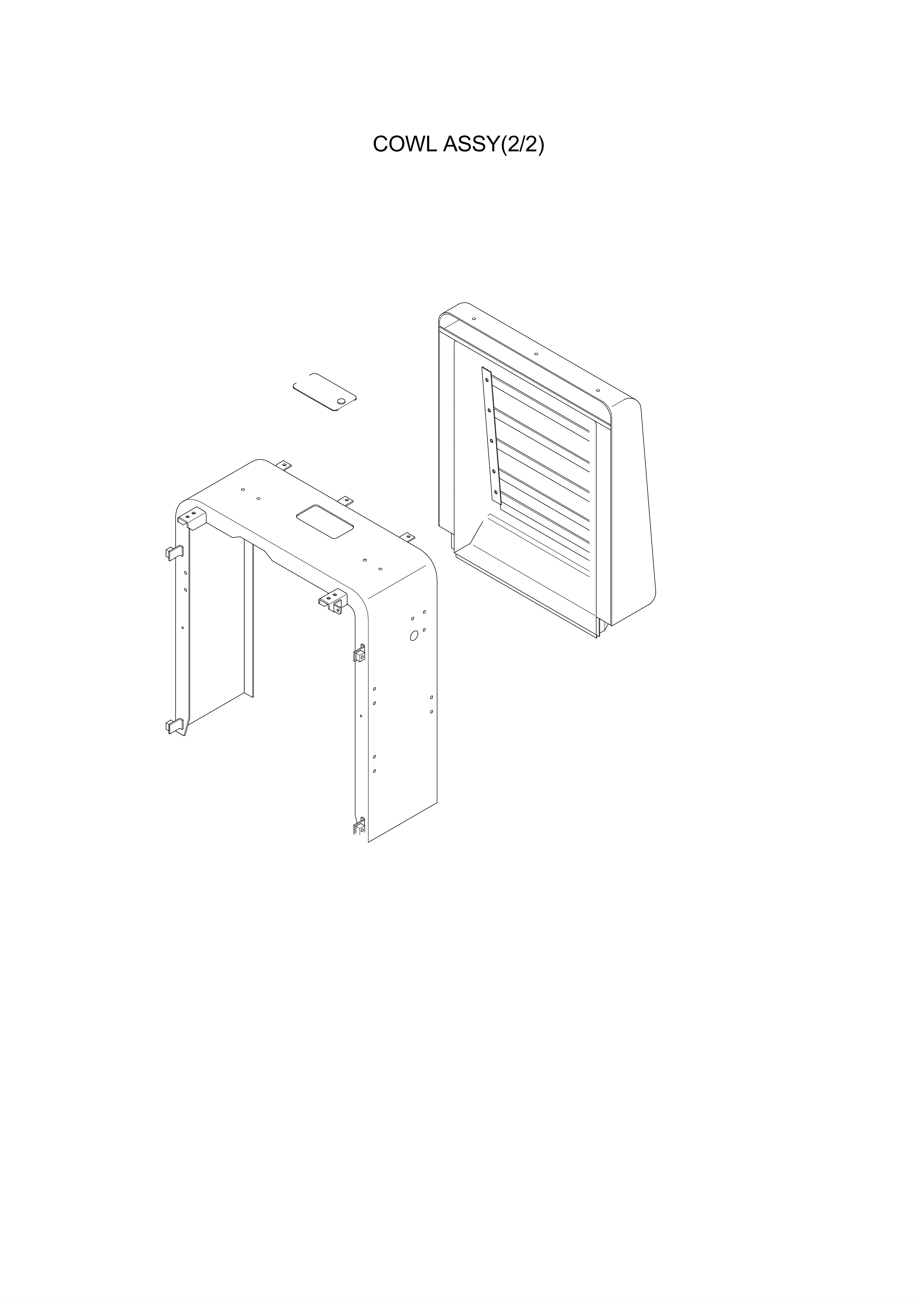 drawing for Hyundai Construction Equipment 71L6-01030 - GRILL ASSY-NOISE (figure 1)