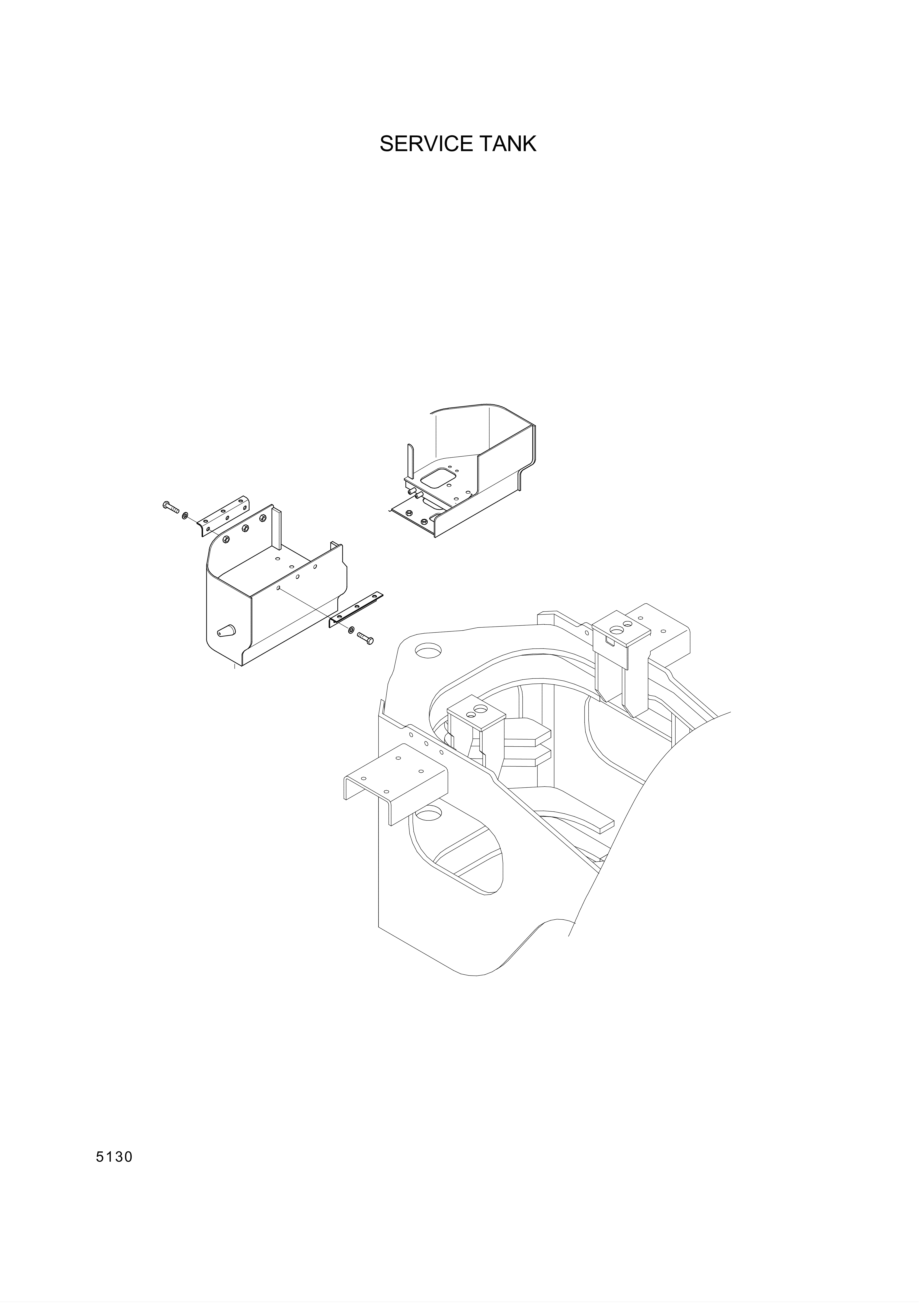 drawing for Hyundai Construction Equipment 71L6-20041 - PLATE (figure 1)