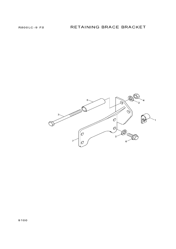 drawing for Hyundai Construction Equipment YUBP-04716 - SCREW-HEX (figure 2)