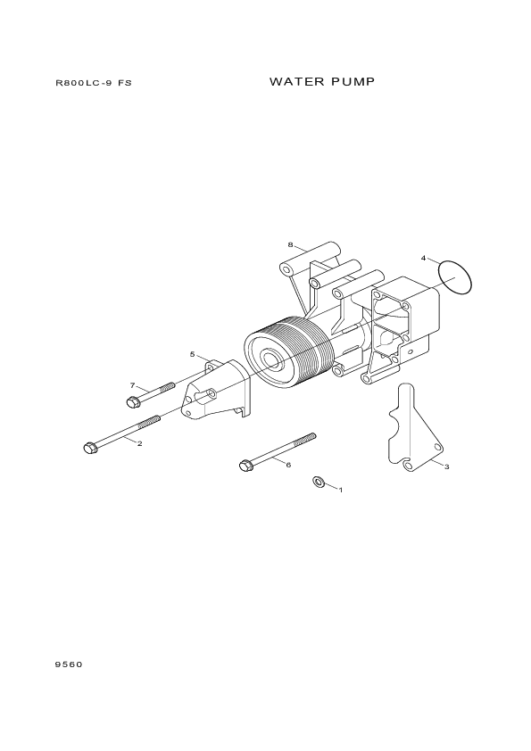 drawing for Hyundai Construction Equipment YUBP-05704 - O-RING (figure 3)