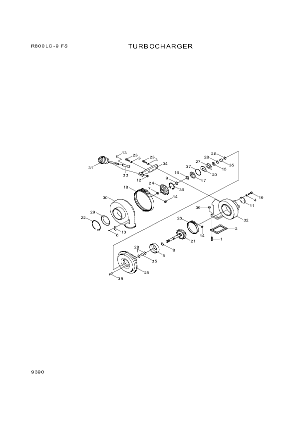 drawing for Hyundai Construction Equipment YUBP-05558 - BAFFLE-OIL (figure 2)