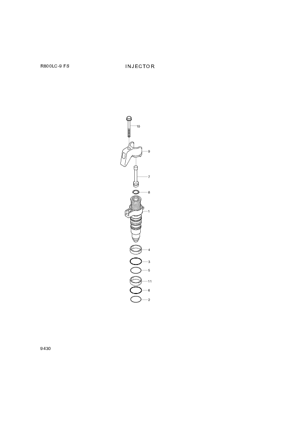 drawing for Hyundai Construction Equipment YUBP-05304 - O-RING (figure 3)