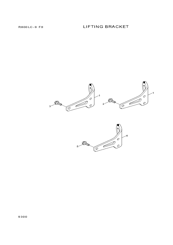 drawing for Hyundai Construction Equipment YUBP-05832 - BRACKET-LIFT (figure 2)