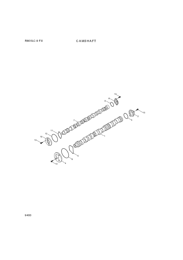 Technical drawing of Hyundai Construction Equipment YUBP-05738 SUPPORT with dimensions and layout (figure 2)
