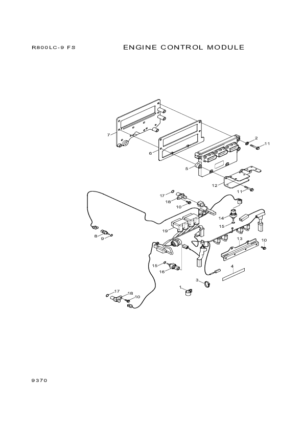 drawing for Hyundai Construction Equipment YUBP-05423 - SENSOR-TEMP (figure 2)