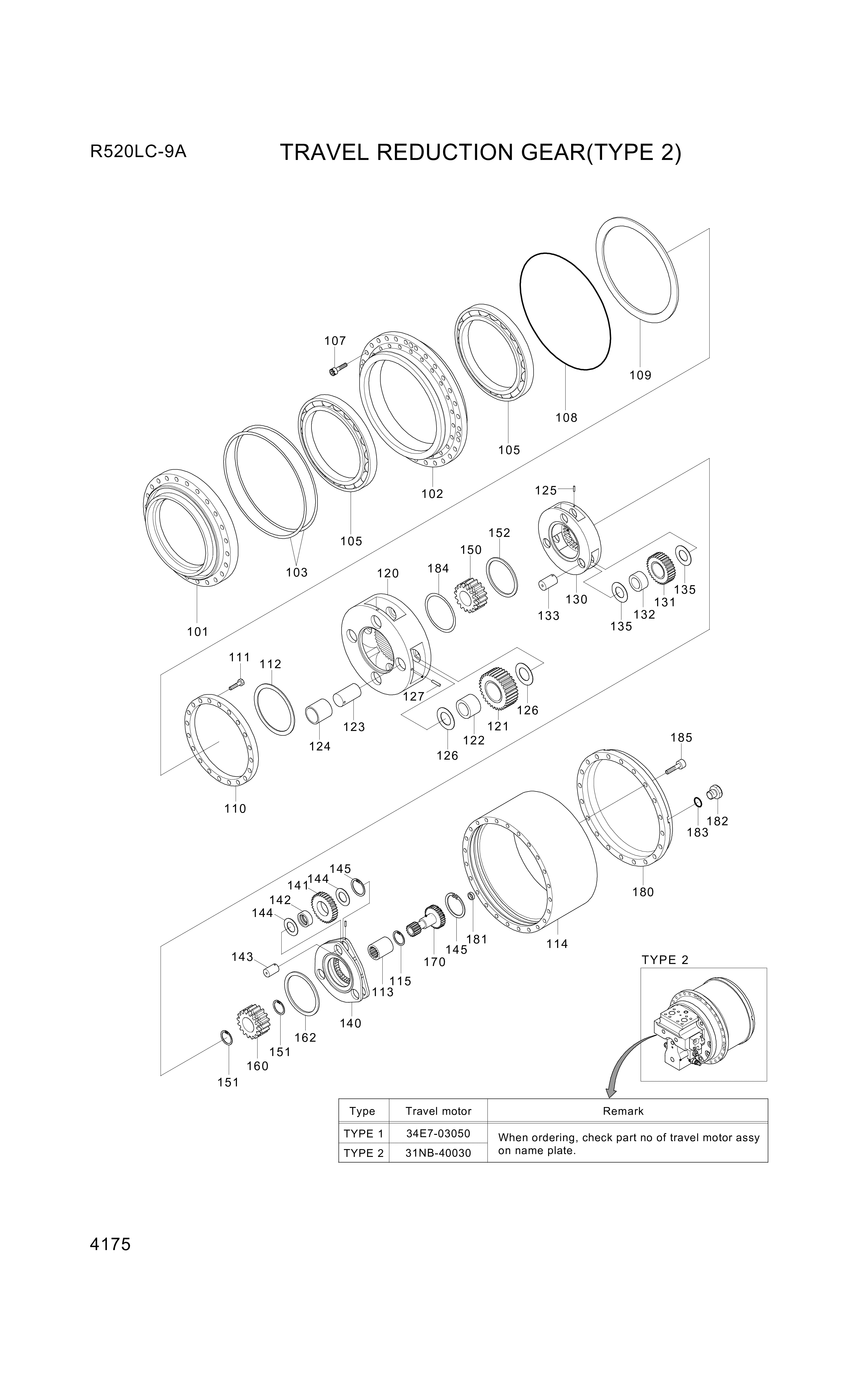 drawing for Hyundai Construction Equipment XKAH-01310 - GEAR-SUN NO3 (figure 5)