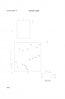 drawing for Hyundai Construction Equipment 21390-38000 - Deleted (figure 1)