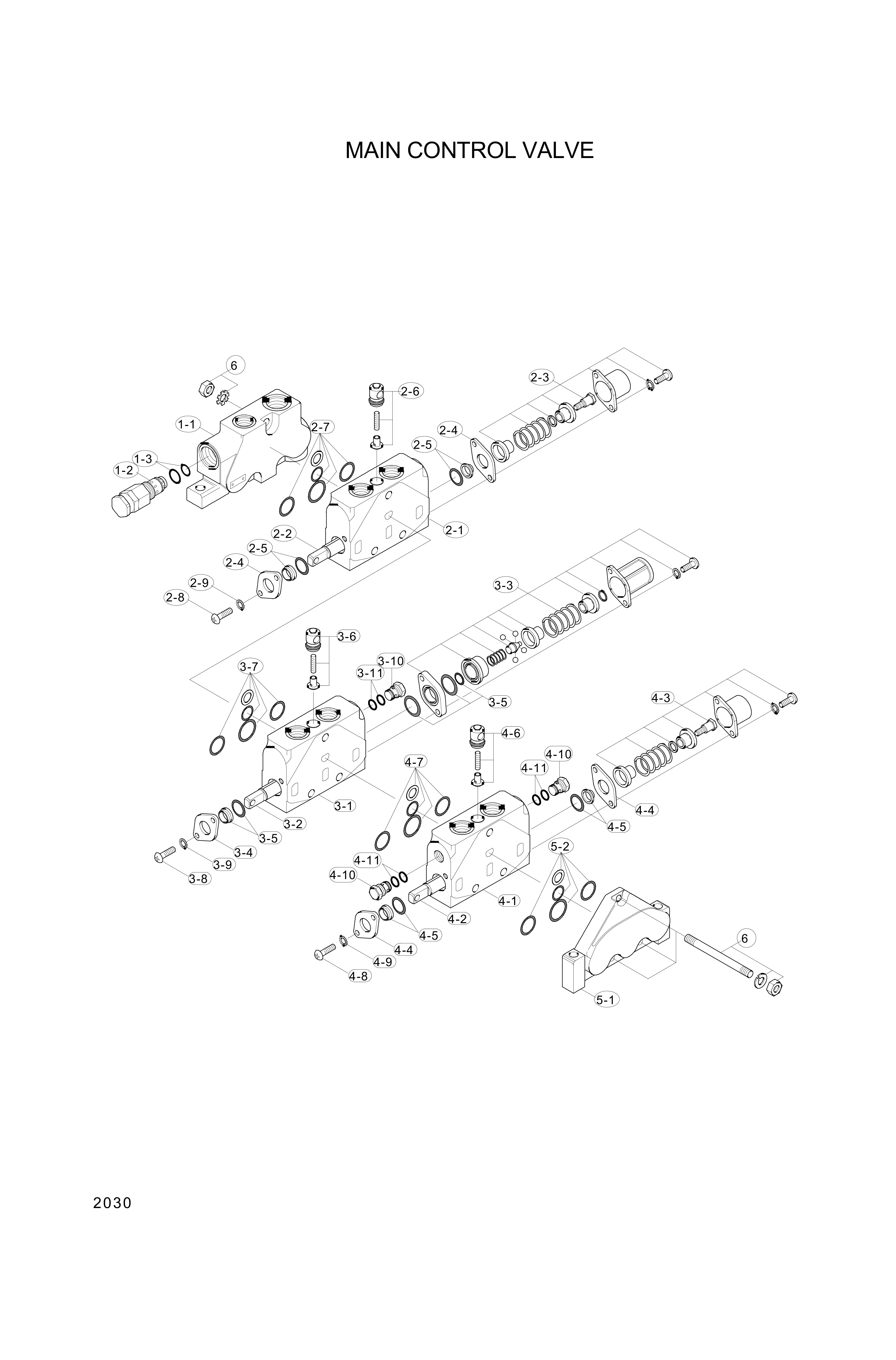 Technical drawing of Hyundai Construction Equipment 35D1-40340 SEAL KIT with dimensions and layout (figure 4)