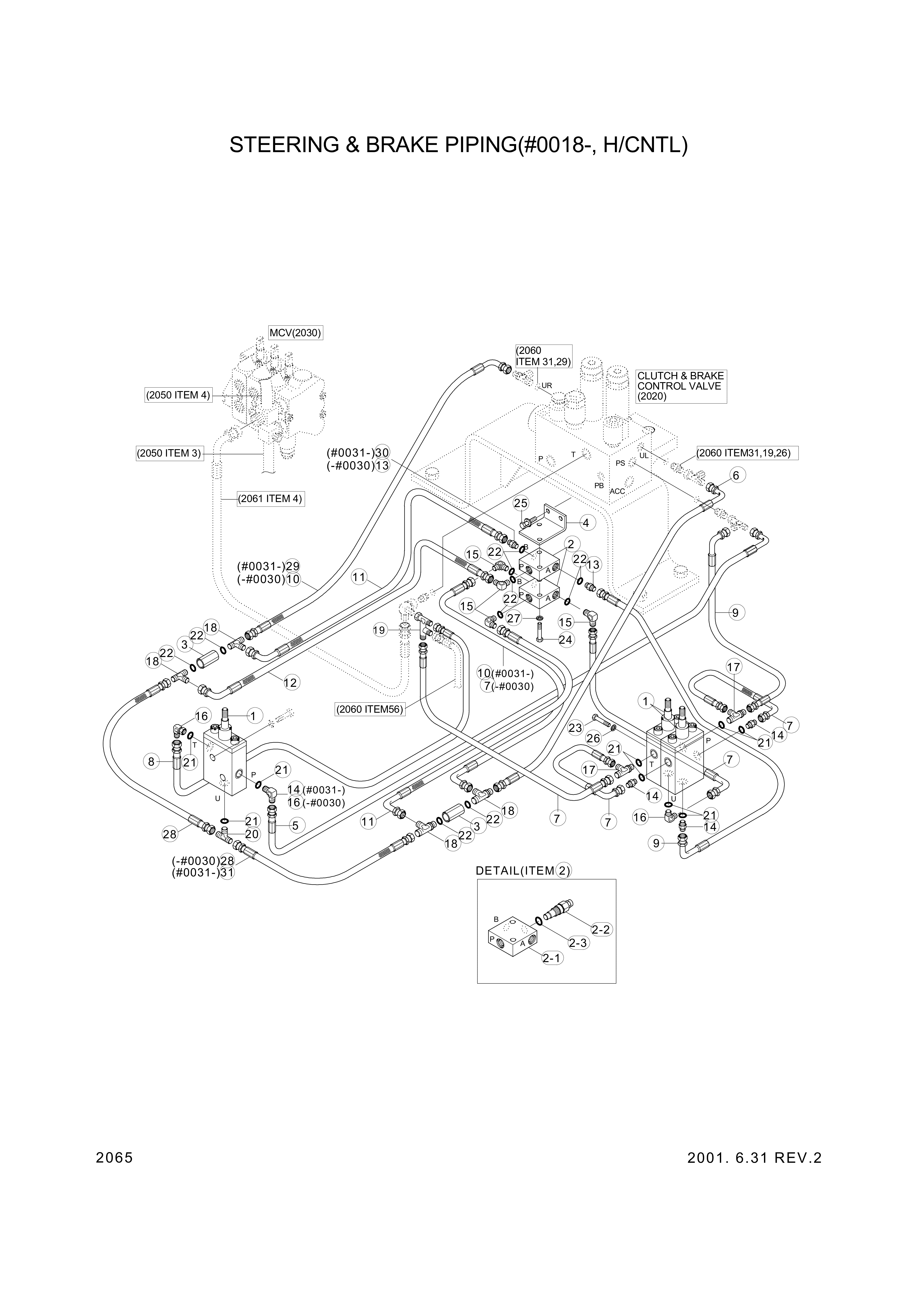 drawing for Hyundai Construction Equipment 35D1-30400BLOCK - MANIFOLD (figure 2)