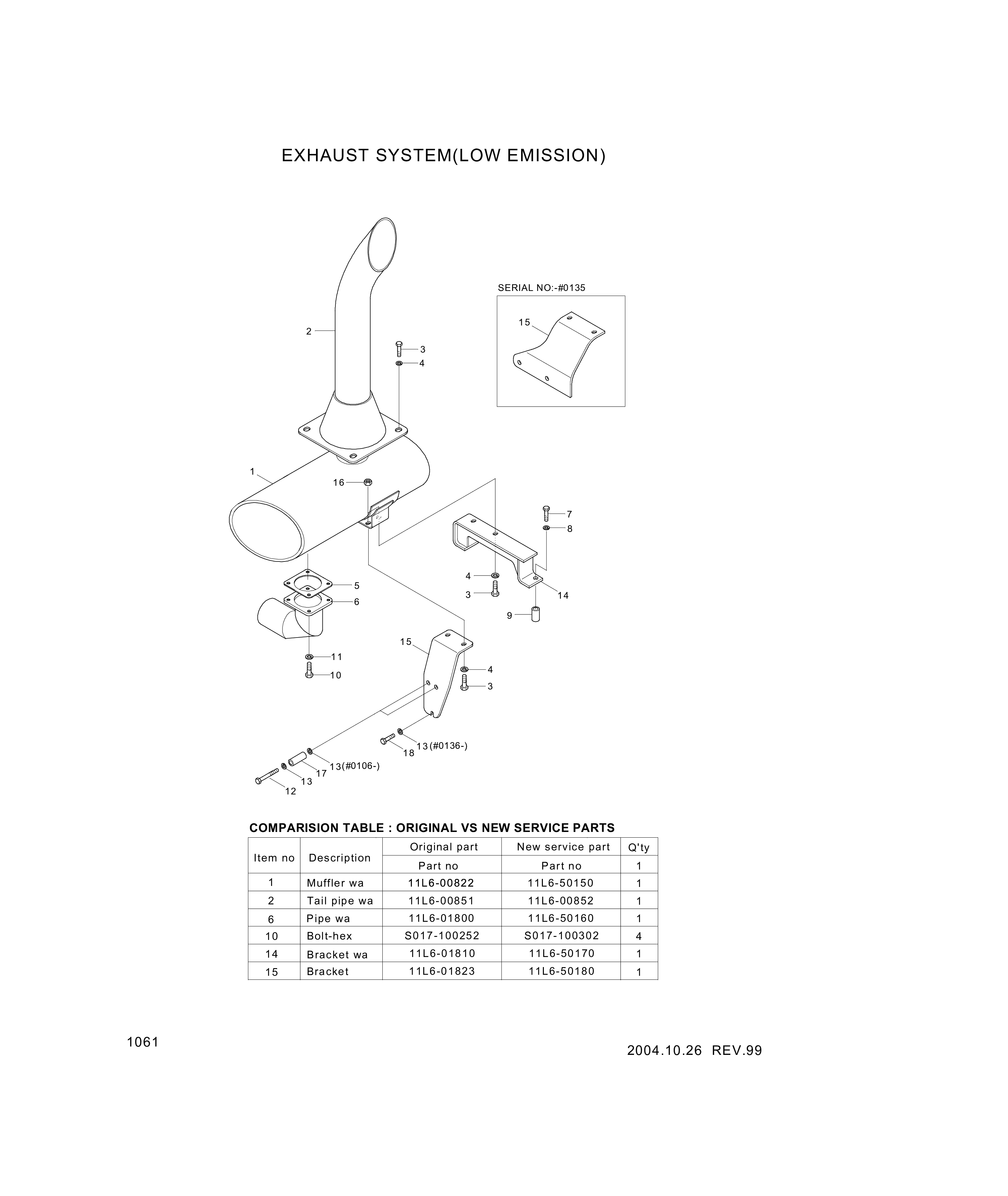 drawing for Hyundai Construction Equipment 11L6-01810 - BRACKET (figure 1)