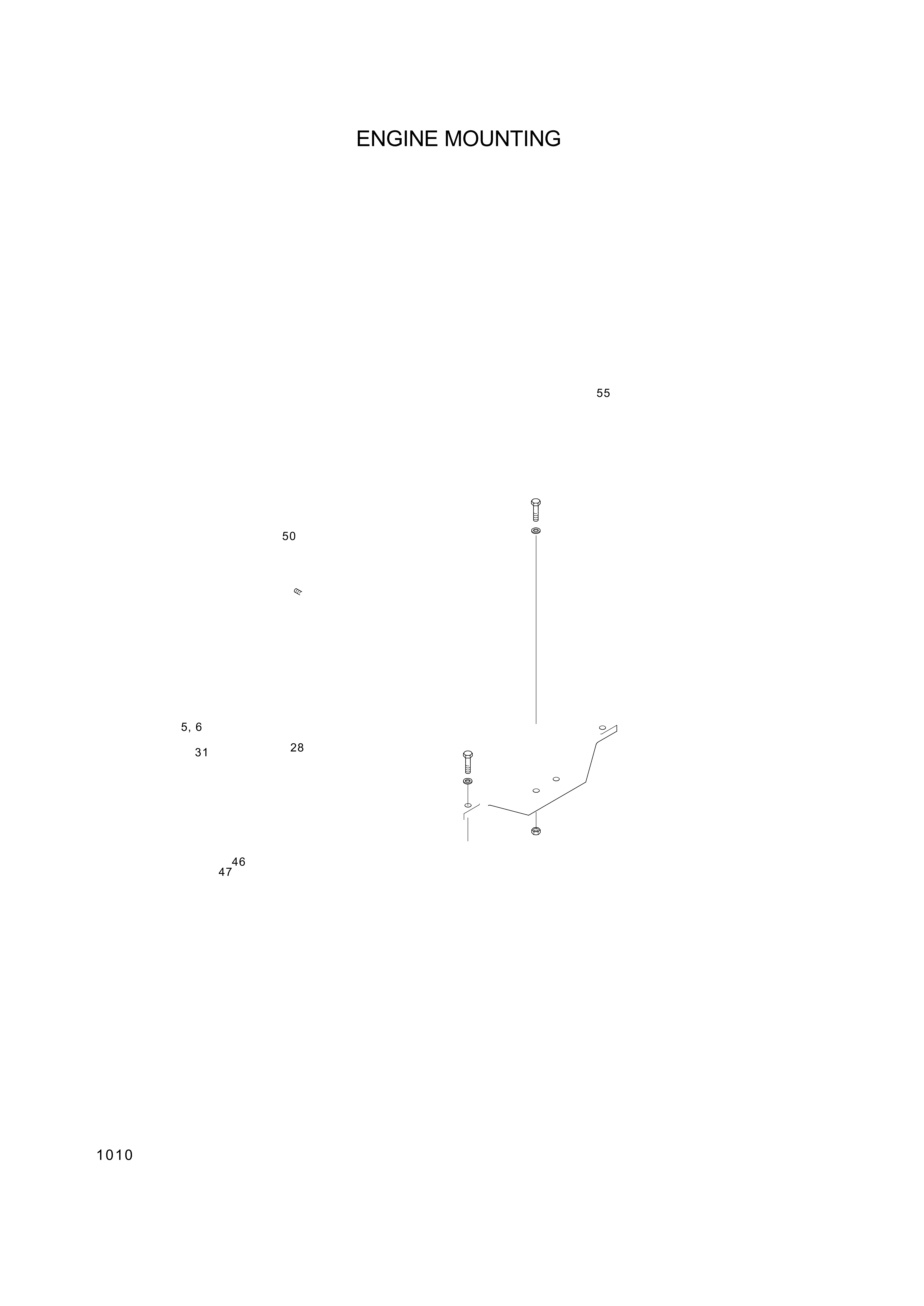 drawing for Hyundai Construction Equipment 11L6-01750 - BOLT-HEX (figure 1)