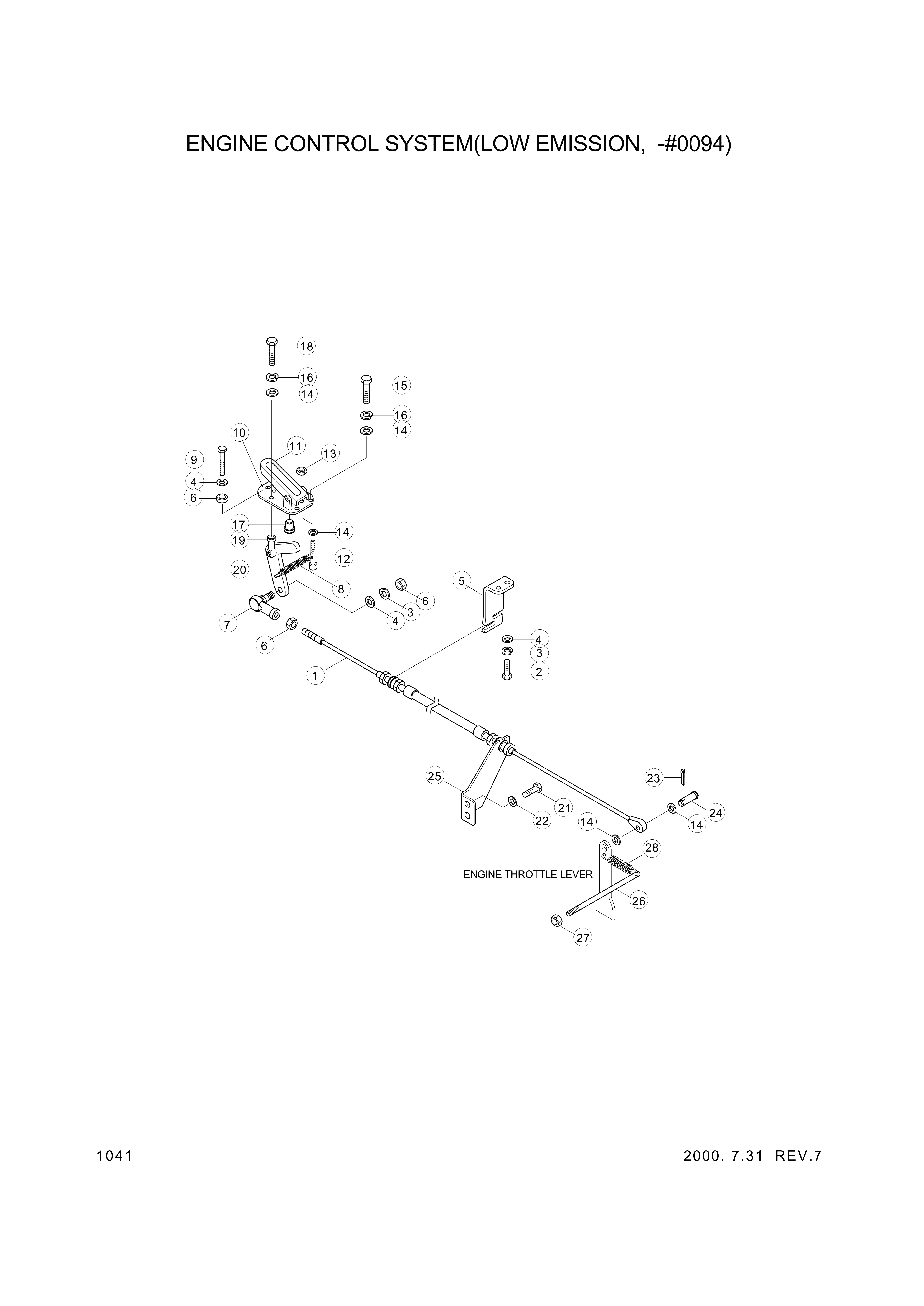 drawing for Hyundai Construction Equipment 11L6-00190 - BRACKET (figure 1)