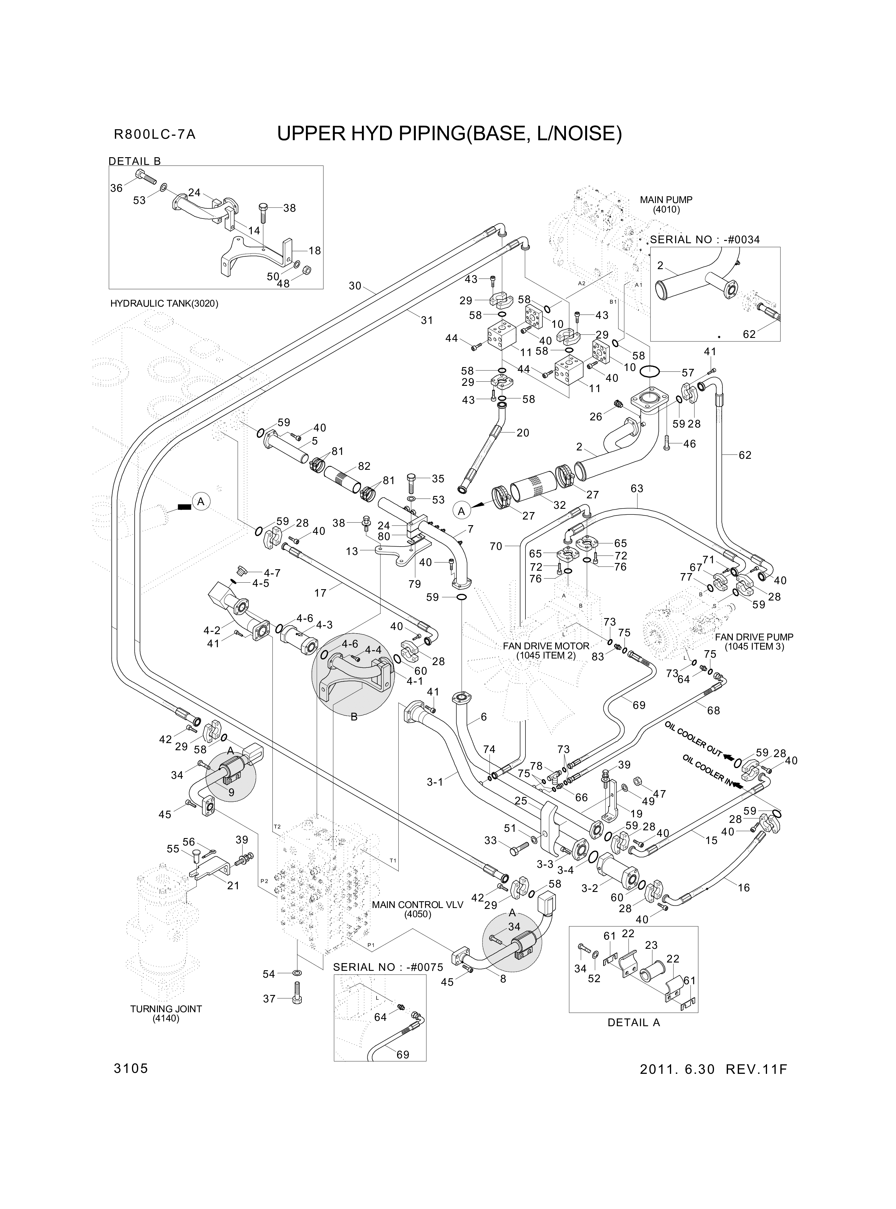 drawing for Hyundai Construction Equipment P980-122421 - HOSE ASSY-ORFS&FLG (figure 2)