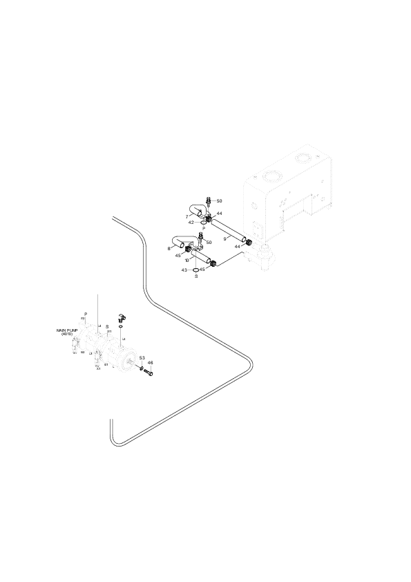 drawing for Hyundai Construction Equipment P930-066015 - HOSE ASSY-ORFS&THD (figure 5)