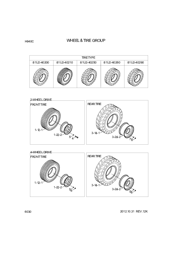 drawing for Hyundai Construction Equipment S206-221006 - NUT-HEX (figure 3)