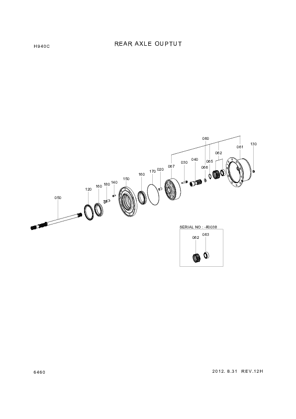 drawing for Hyundai Construction Equipment ZGAQ-03517 - GEAR-RING (figure 4)