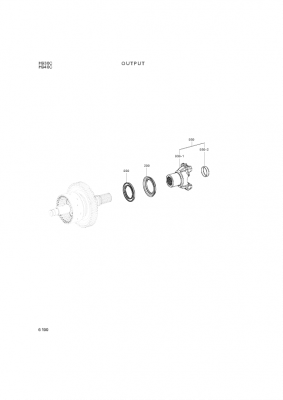 Technical drawing of Hyundai Construction Equipment ZGAQ-04353 CAP-SEALING with dimensions and layout (figure 3)