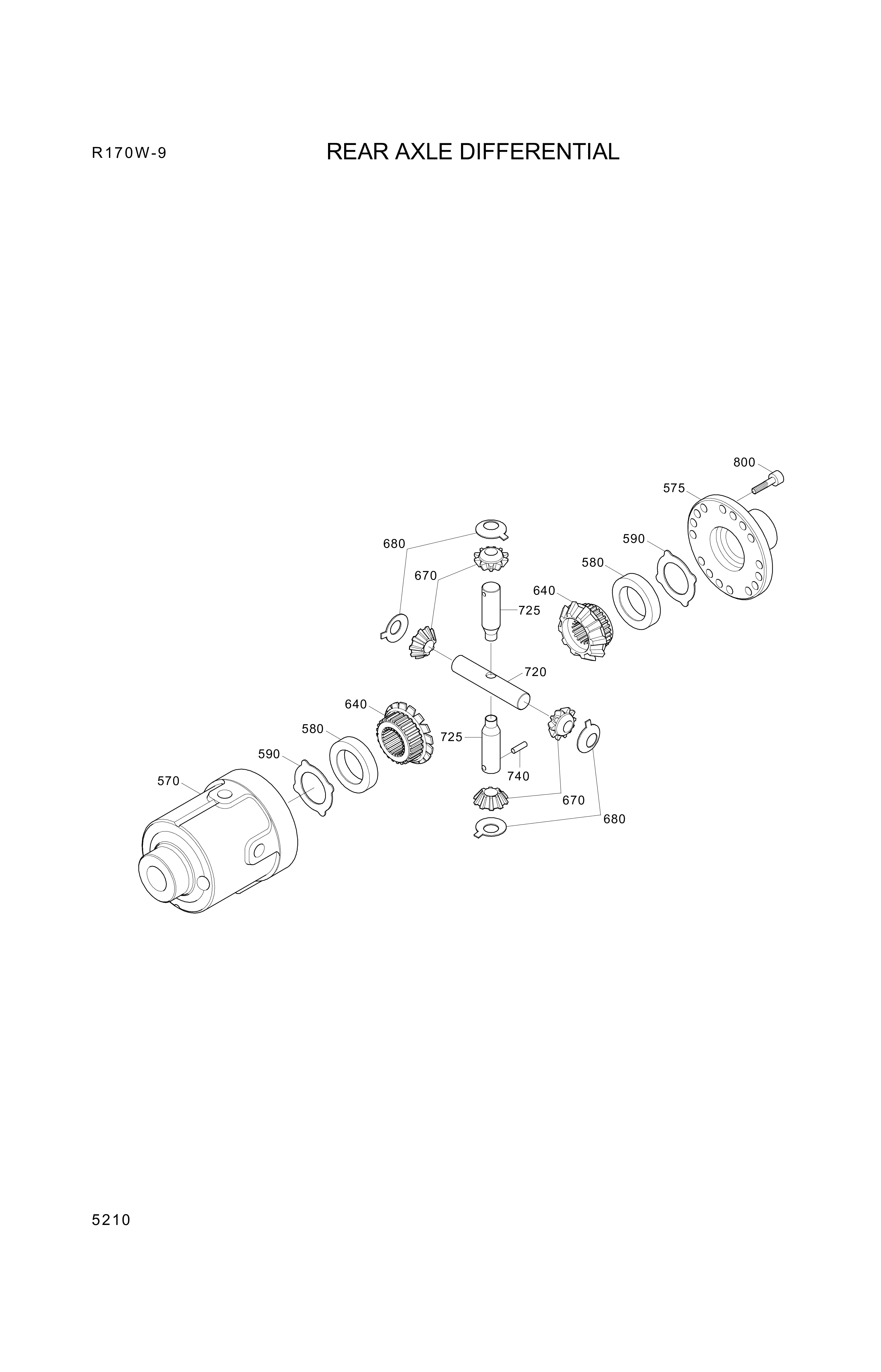 drawing for Hyundai Construction Equipment ZGAQ-03873 - GEAR-BEVEL (figure 3)