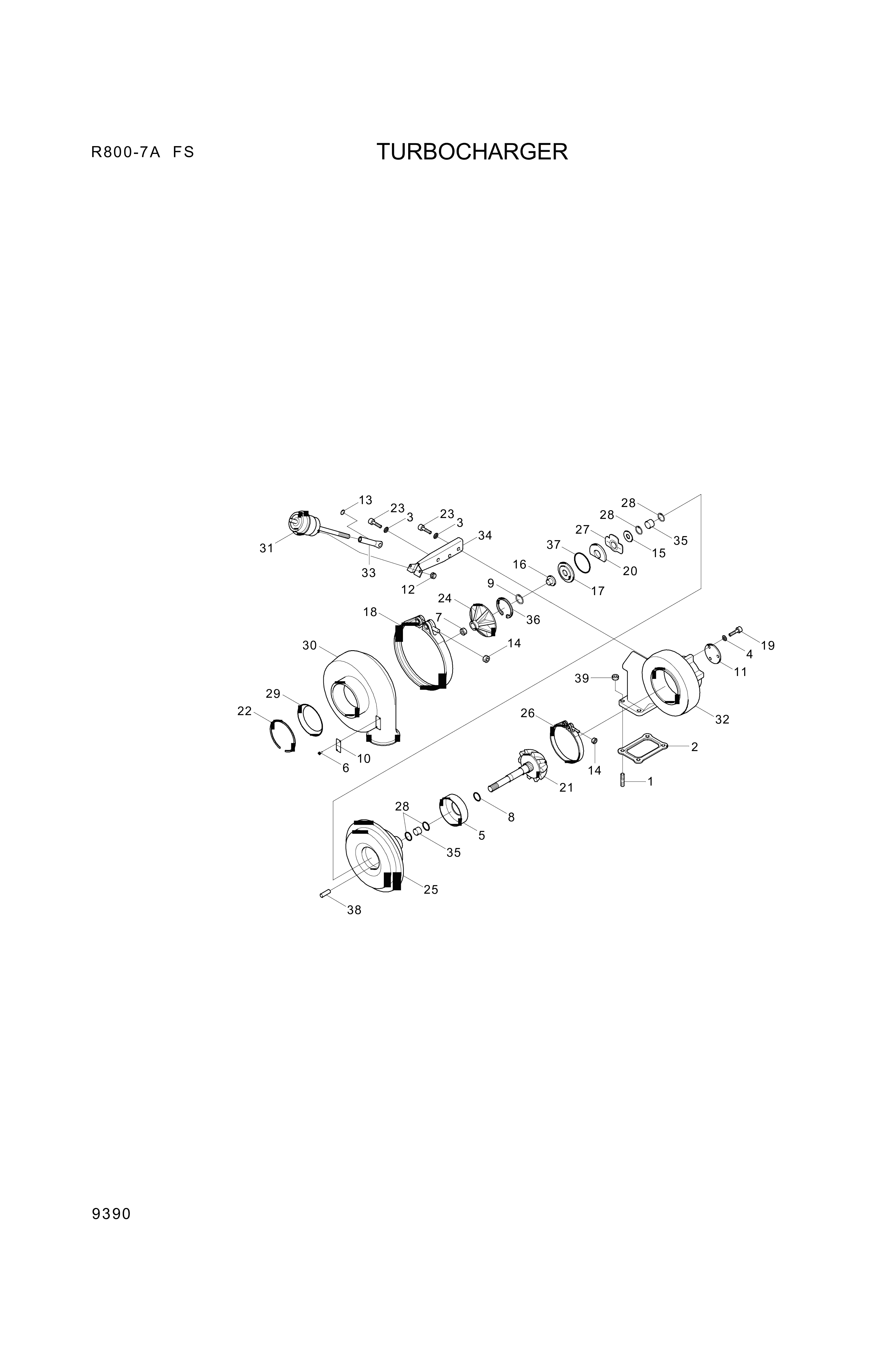 drawing for Hyundai Construction Equipment YUBP-05479 - SEAL-SPILT (figure 4)