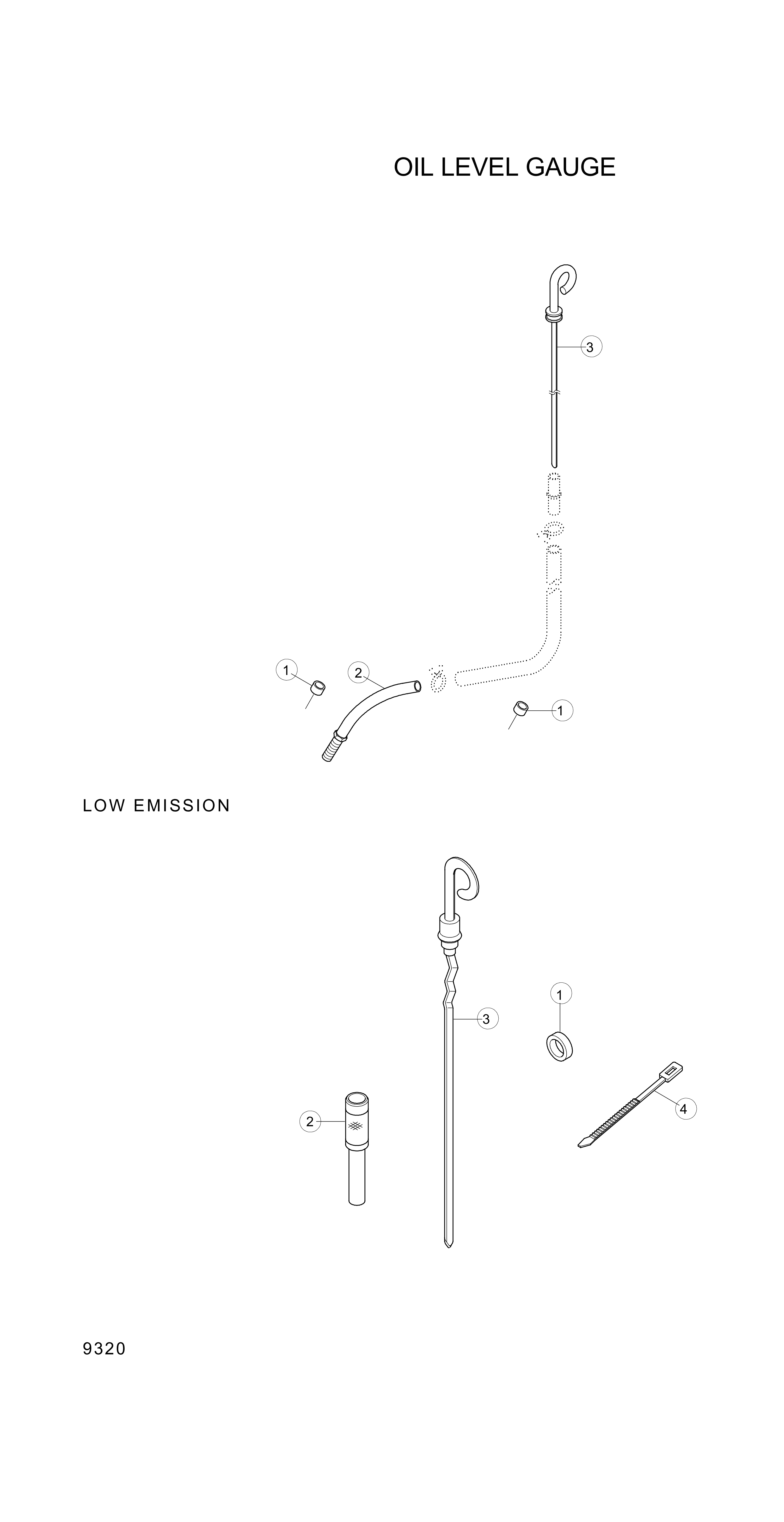 drawing for Hyundai Construction Equipment YUBP-05069 - DIPSTICK ASSY (figure 3)