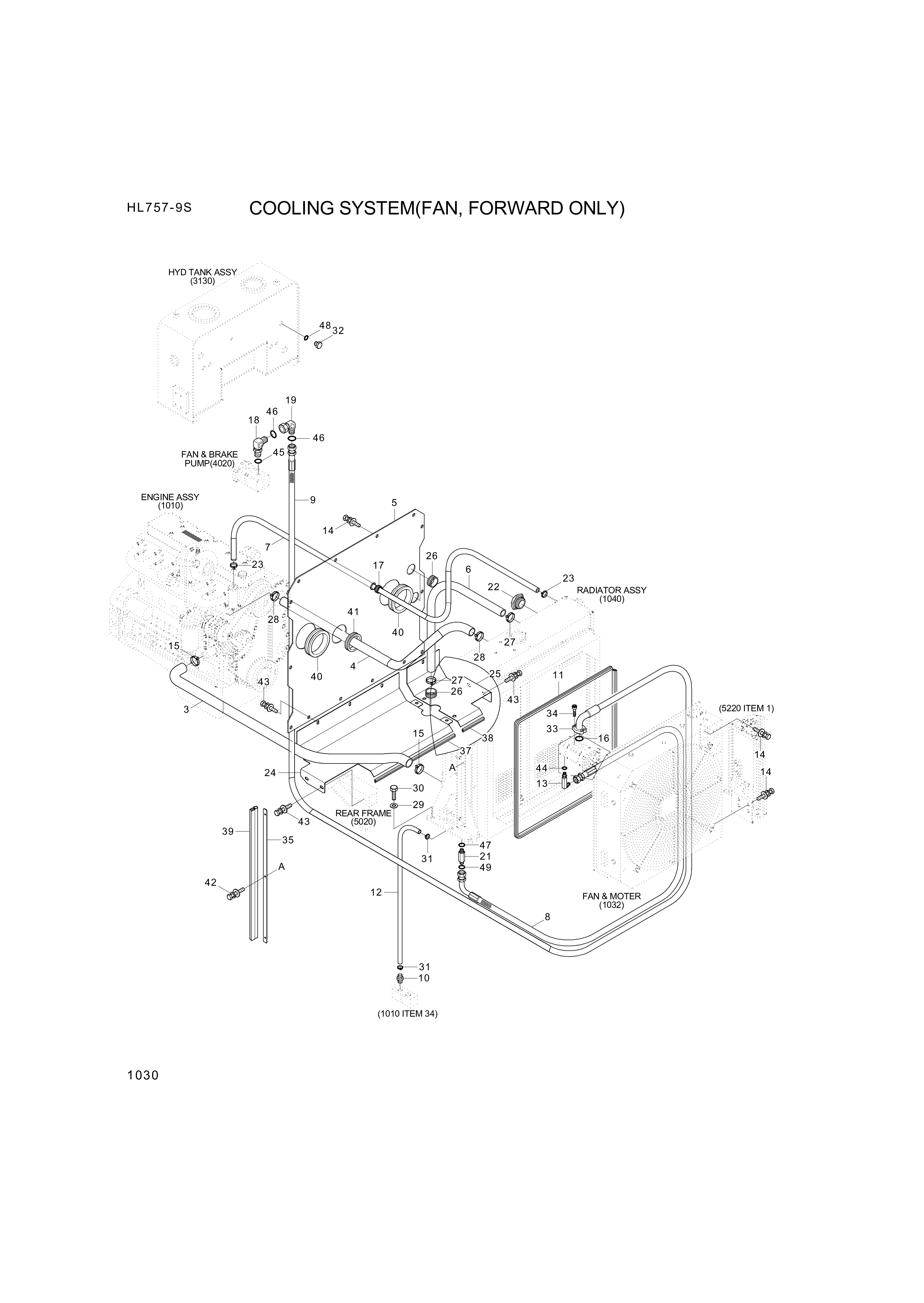 drawing for Hyundai Construction Equipment P980-124354 - HOSE ASSY-ORFS&FLG (figure 2)