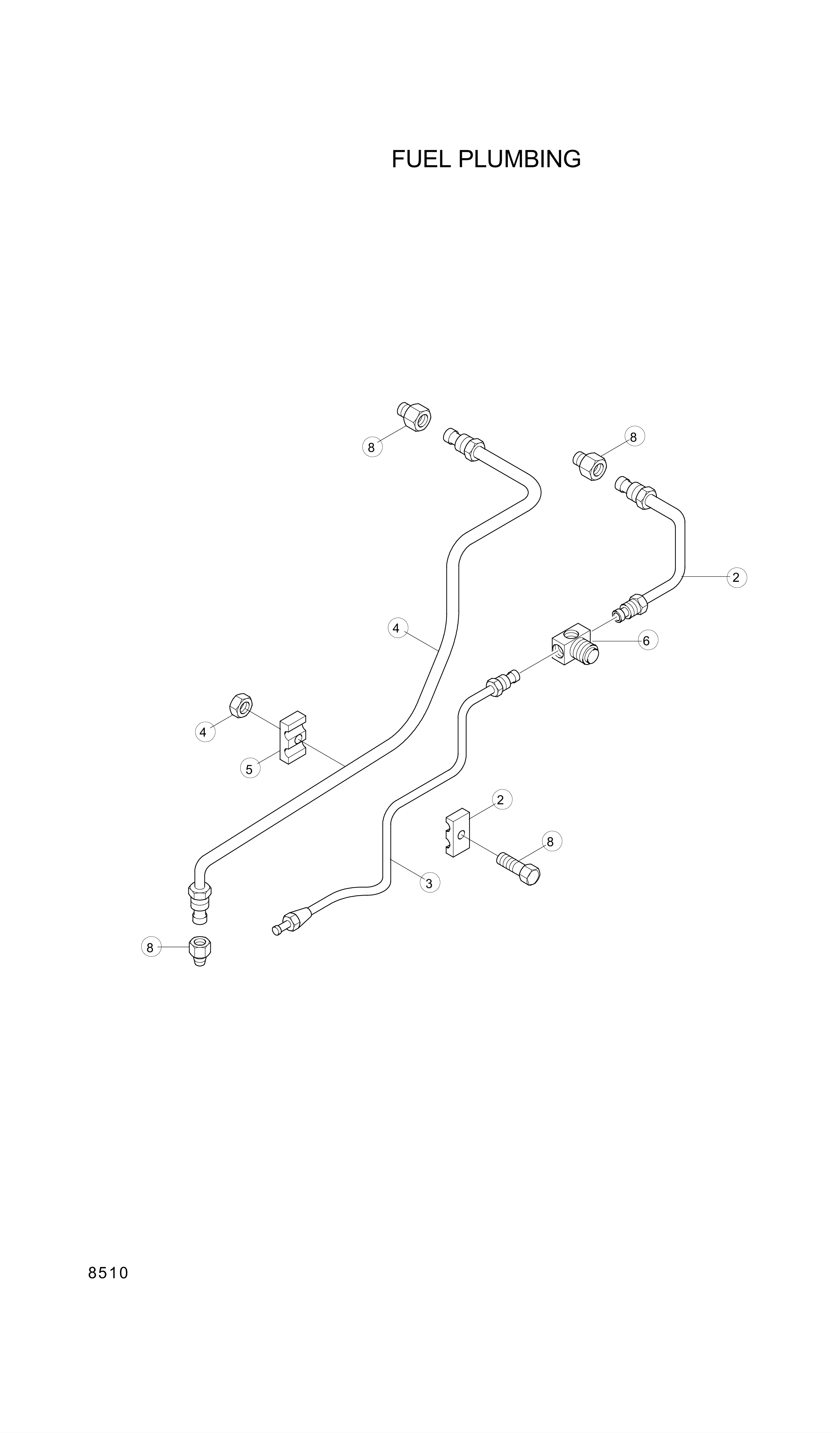 drawing for Hyundai Construction Equipment YUBP-06761 - NUT-HEX (figure 5)