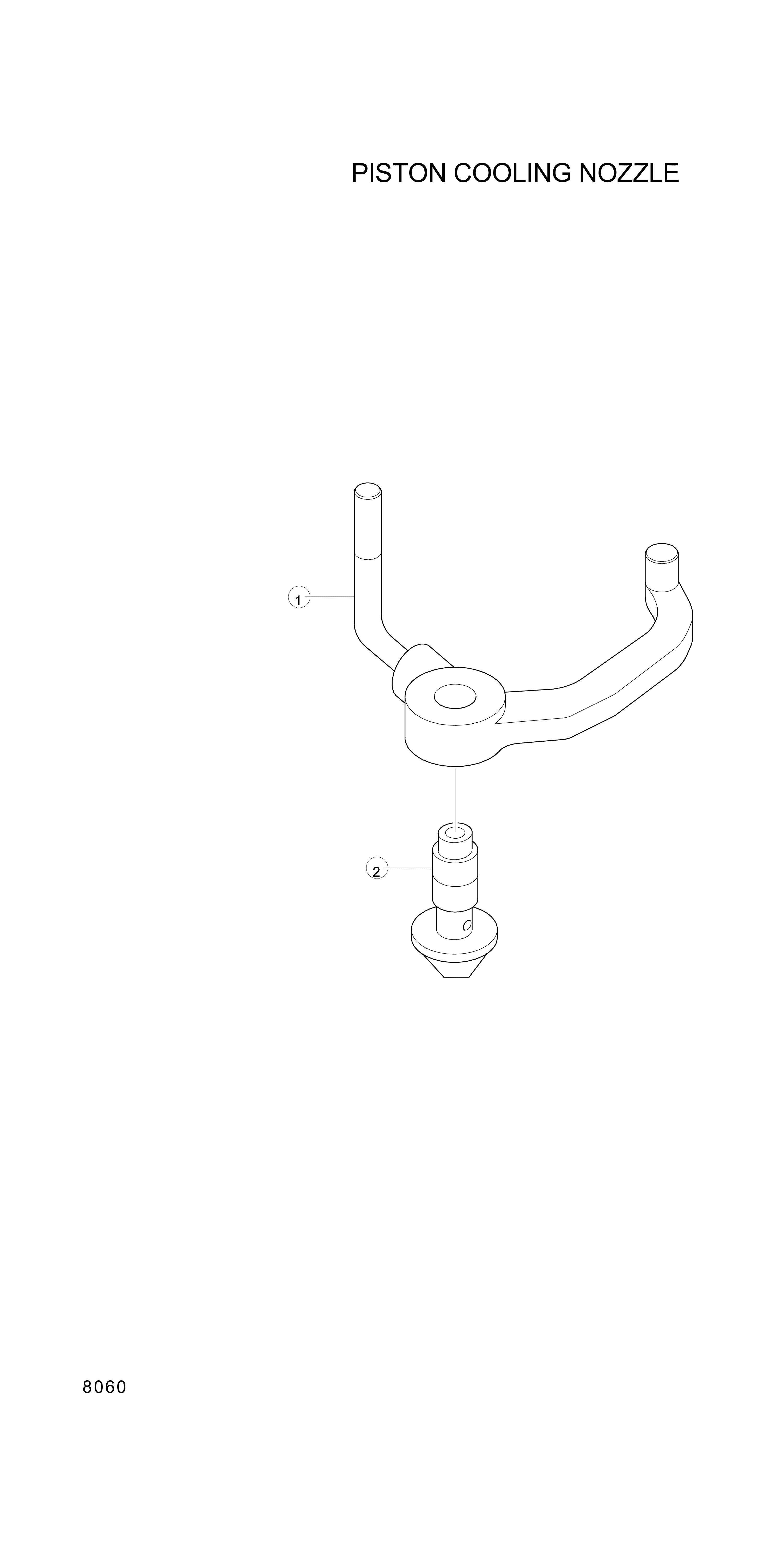 drawing for Hyundai Construction Equipment YUBP-06339 - NOZZLE KIT (figure 1)