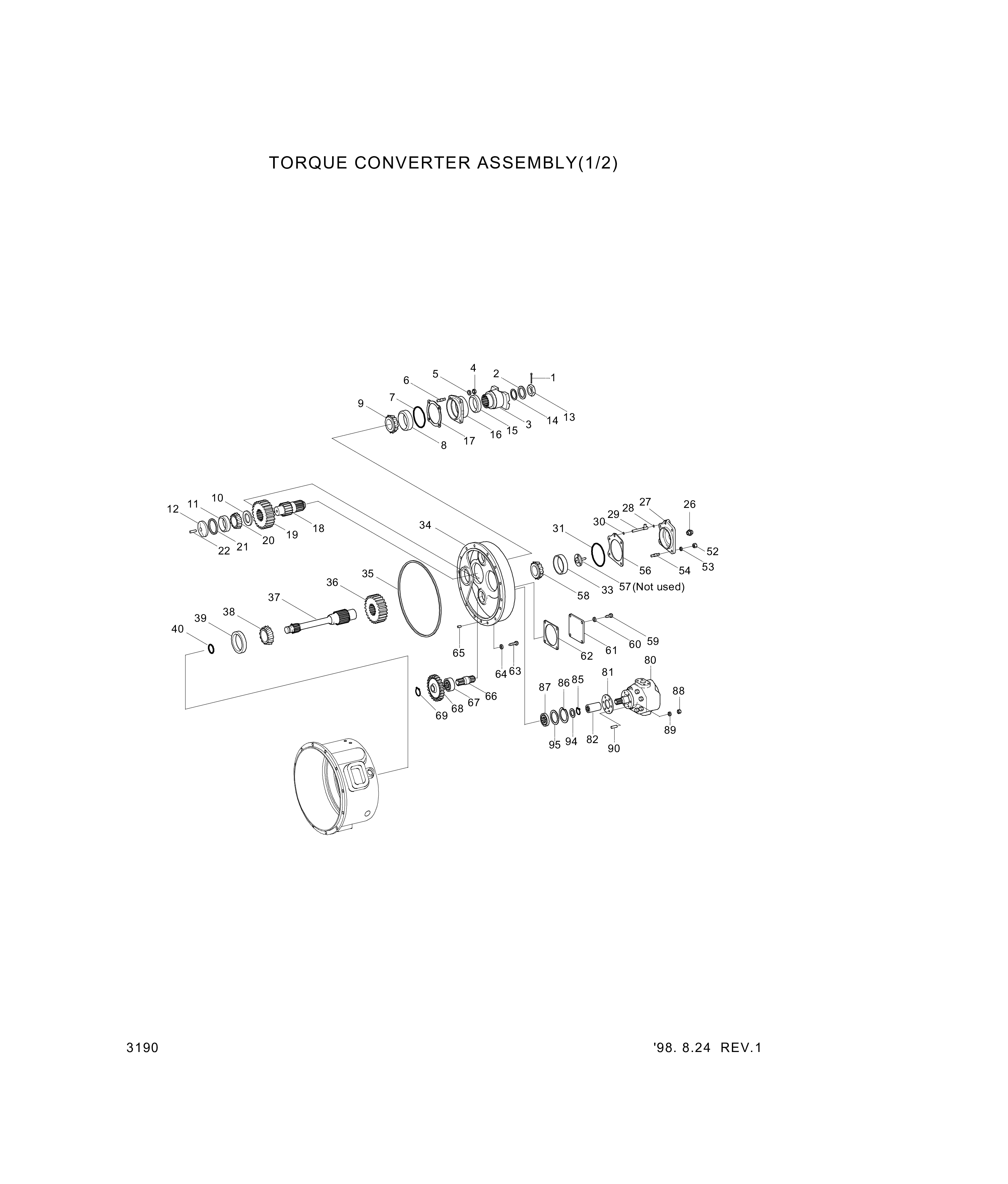 drawing for Hyundai Construction Equipment YBAA-01020 - CONE-BEARING (figure 5)